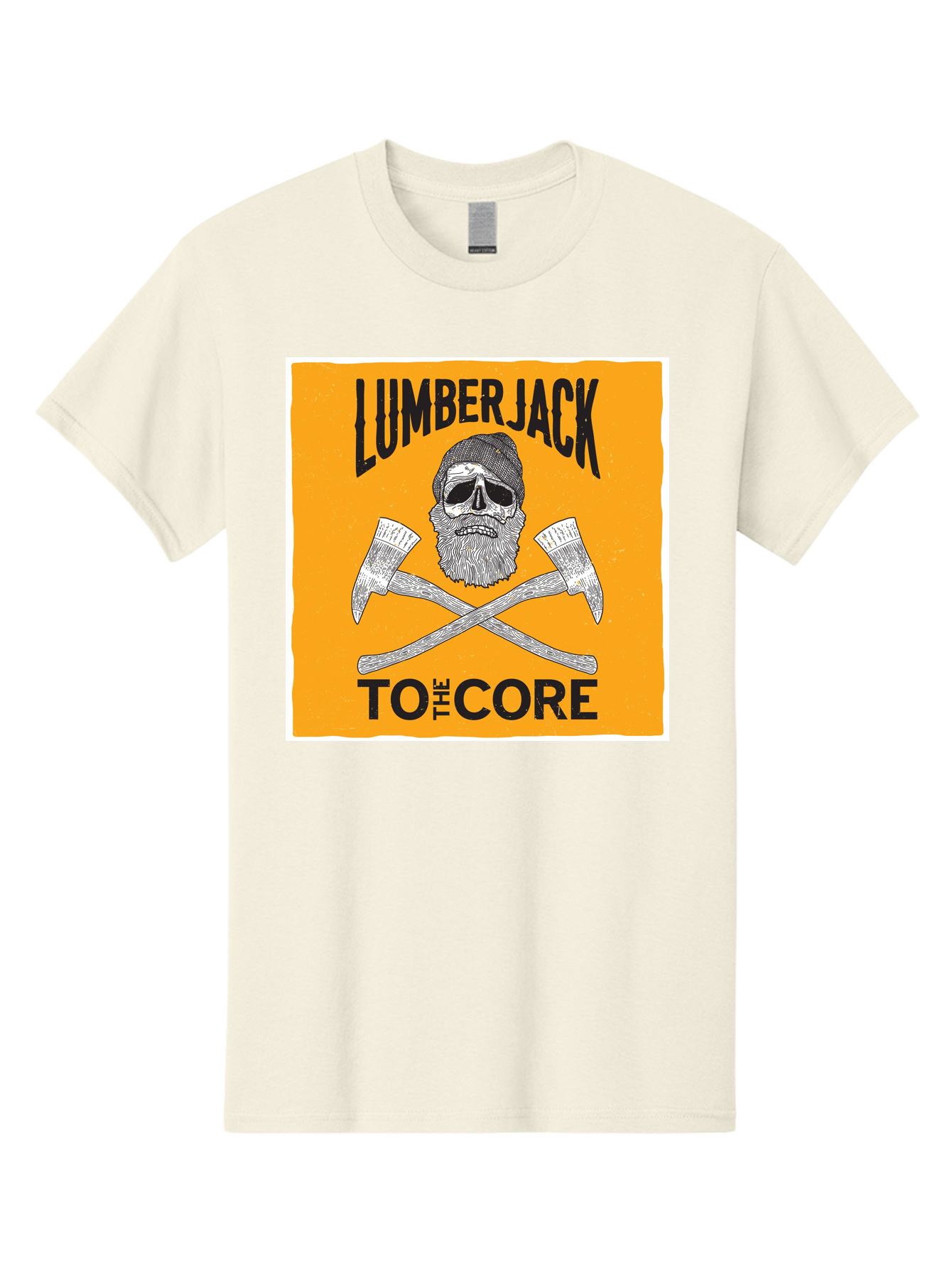 Lumberjack Skull 3 Men'S Graphic Tee, 100% Cotton, Comfortable Casual Summer Wear, Machine Washable, Lumberjack Skull, Crossed Axes, Woodcutting, Forestry, Rugged Outdoors, Timber Industry, Axe Throwing, Bearded Lumberjack, Skull With Hat Aae480 7