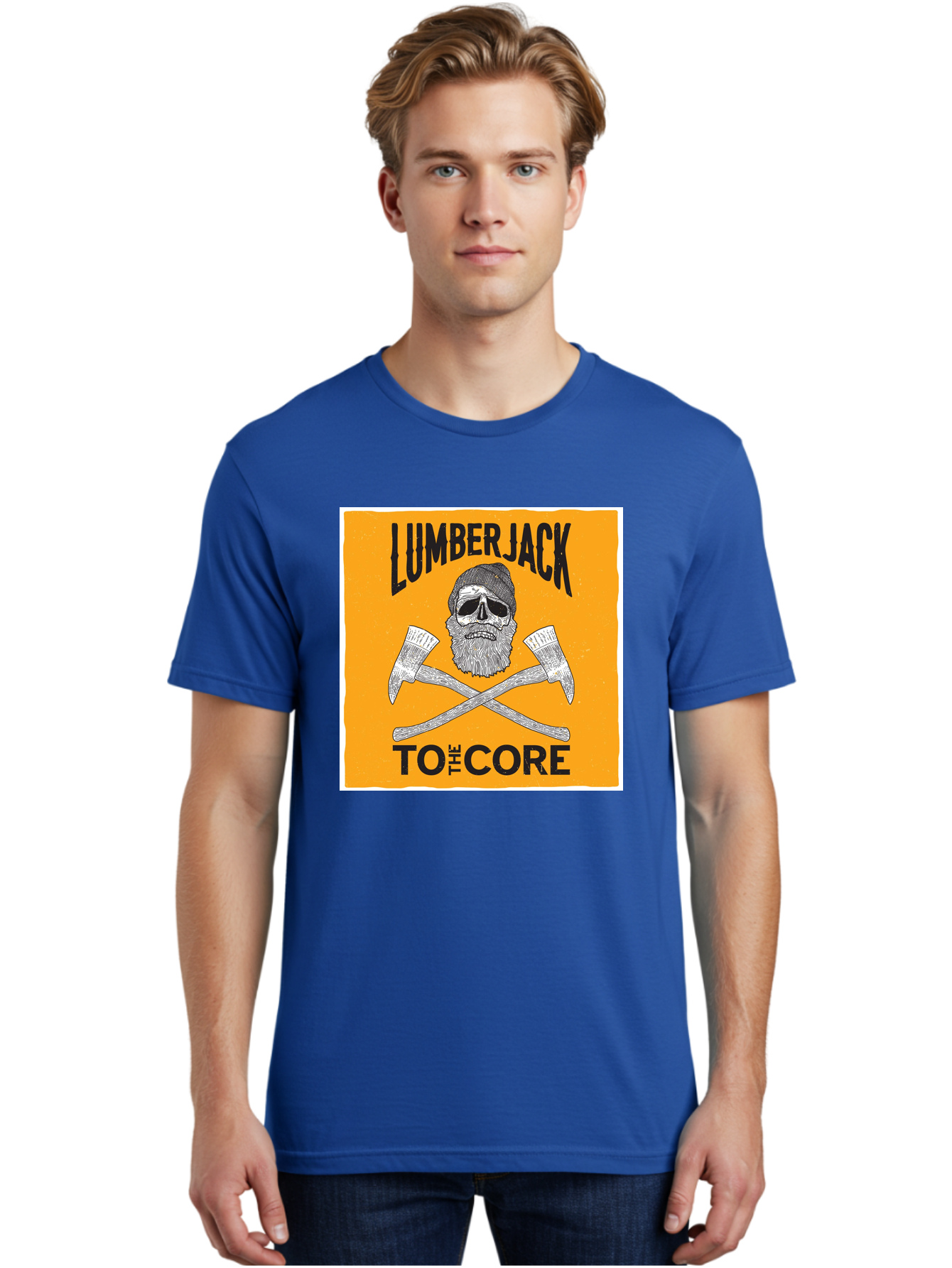 Lumberjack Skull 3 Men'S Graphic Tee, 100% Cotton, Comfortable Casual Summer Wear, Machine Washable, Lumberjack Skull, Crossed Axes, Woodcutting, Forestry, Rugged Outdoors, Timber Industry, Axe Throwing, Bearded Lumberjack, Skull With Hat Aae480 16