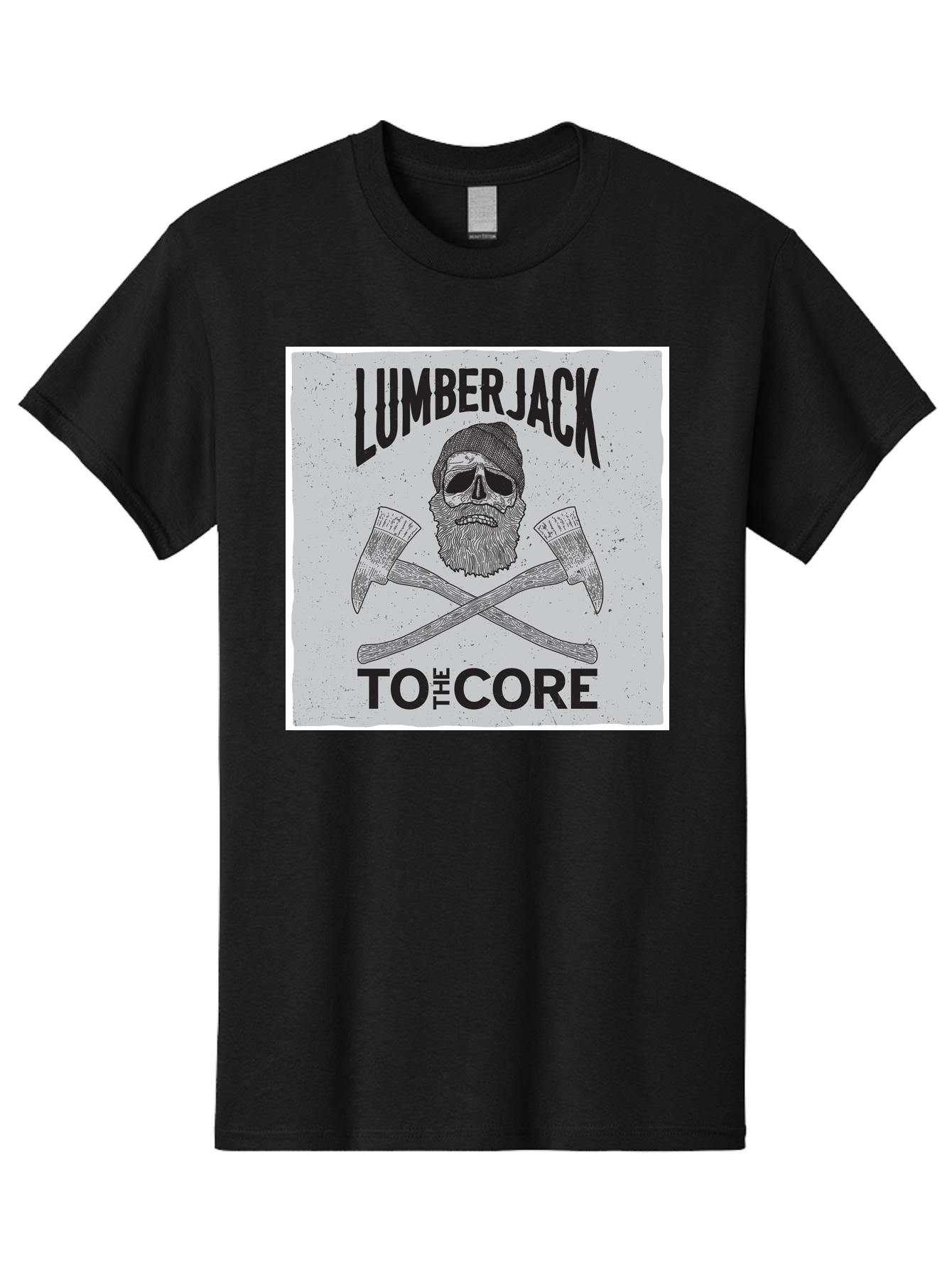 Lumberjack Skull 4 Men'S Graphic Tee, 100% Cotton, Comfortable Casual Summer Wear, Machine Washable, Lumberjack, Skull And Crossbones, Axe, Bearded Skull, Lumberjack Theme, Woodsman, Logging, Vintage, Grunge, Skull Art, Bold Typography Aae481 19