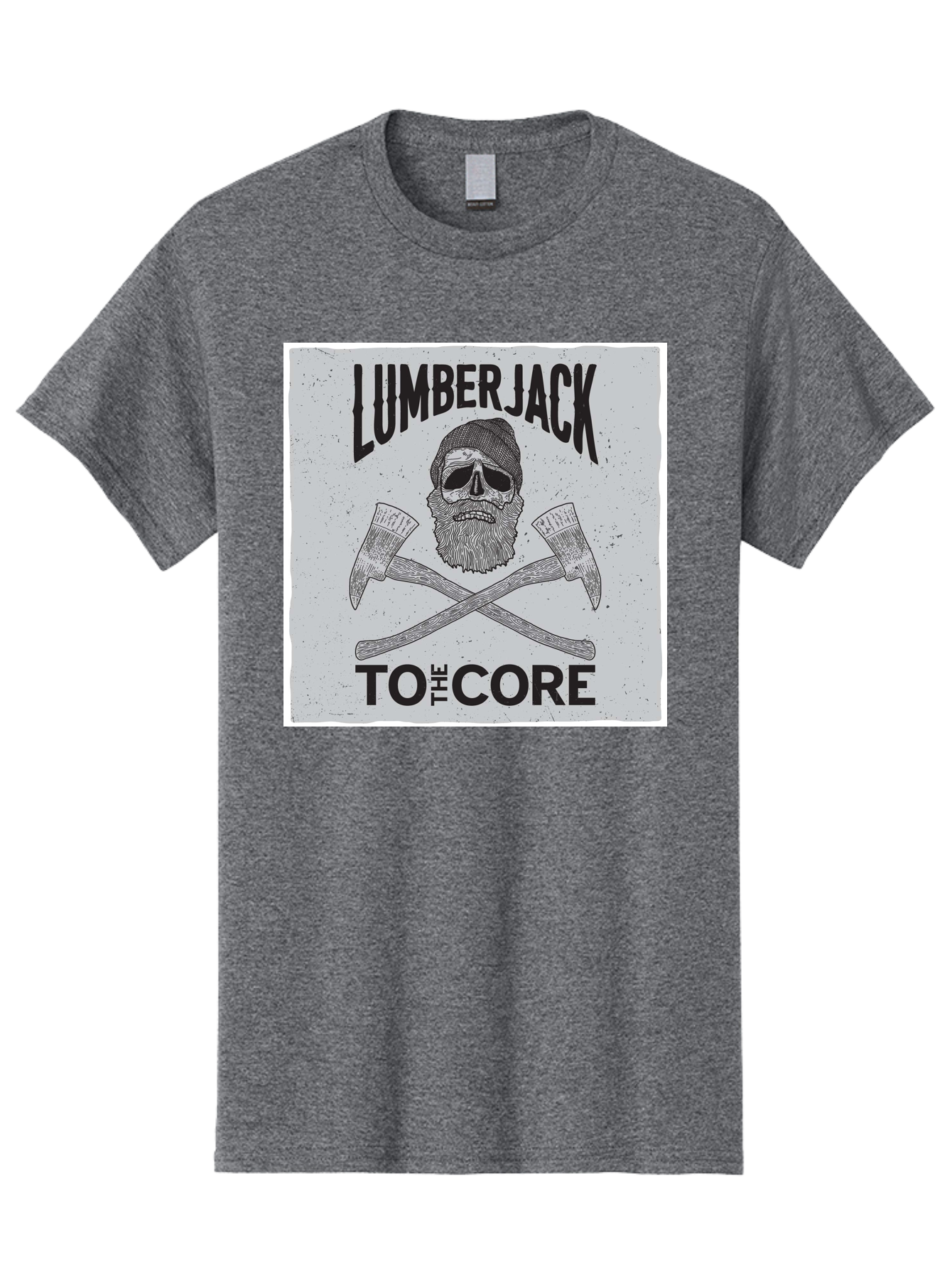 Lumberjack Skull 4 Men'S Graphic Tee, 100% Cotton, Comfortable Casual Summer Wear, Machine Washable, Lumberjack, Skull And Crossbones, Axe, Bearded Skull, Lumberjack Theme, Woodsman, Logging, Vintage, Grunge, Skull Art, Bold Typography Aae481 17