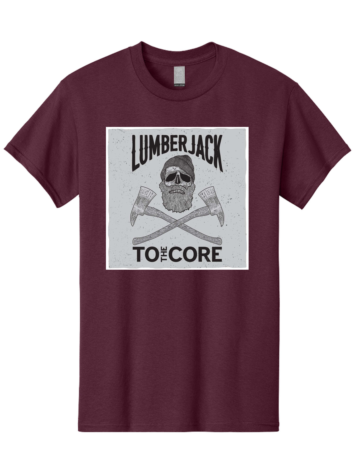Lumberjack Skull 4 Men'S Graphic Tee, 100% Cotton, Comfortable Casual Summer Wear, Machine Washable, Lumberjack, Skull And Crossbones, Axe, Bearded Skull, Lumberjack Theme, Woodsman, Logging, Vintage, Grunge, Skull Art, Bold Typography Aae481 13