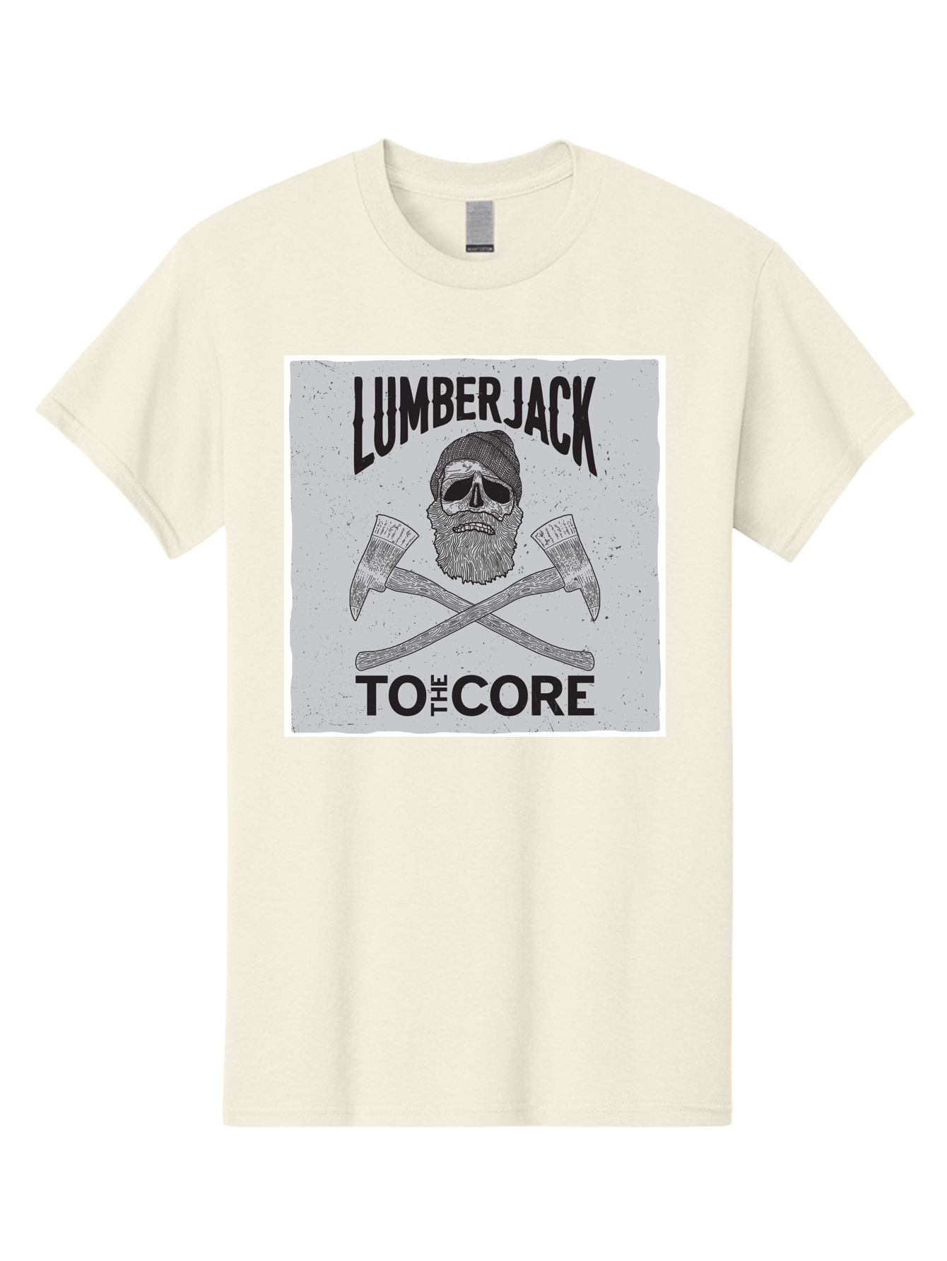 Lumberjack Skull 4 Men'S Graphic Tee, 100% Cotton, Comfortable Casual Summer Wear, Machine Washable, Lumberjack, Skull And Crossbones, Axe, Bearded Skull, Lumberjack Theme, Woodsman, Logging, Vintage, Grunge, Skull Art, Bold Typography Aae481 23