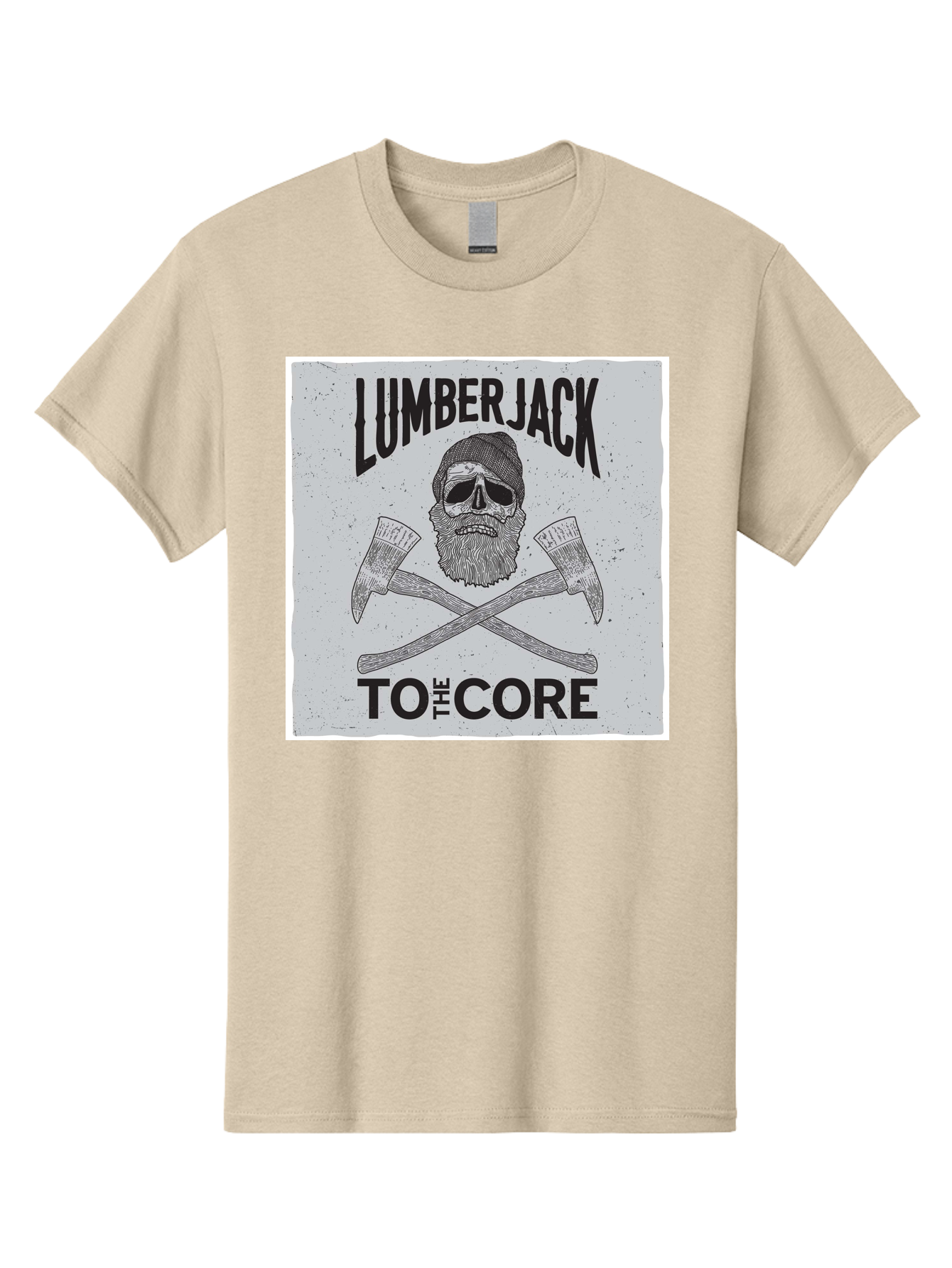 Lumberjack Skull 4 Men'S Graphic Tee, 100% Cotton, Comfortable Casual Summer Wear, Machine Washable, Lumberjack, Skull And Crossbones, Axe, Bearded Skull, Lumberjack Theme, Woodsman, Logging, Vintage, Grunge, Skull Art, Bold Typography Aae481 21