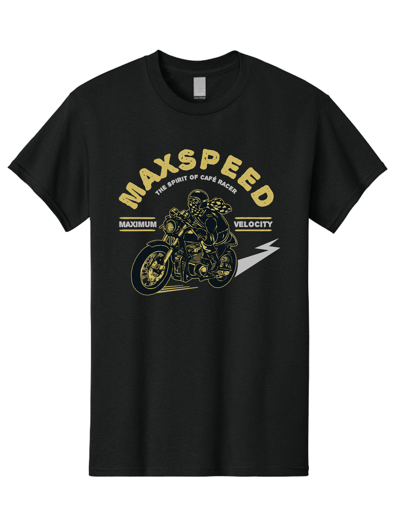 Max Speed Men'S Graphic Tee, 100% Cotton, Comfortable Casual Summer Wear, Machine Washable, Motorcycle Racing, Cape Racer, Maximum Velocity, Speed Enthusiast, Biker Culture, Racing Spirit, Vintage Motorcycle, Adventure Ride Aae492 21