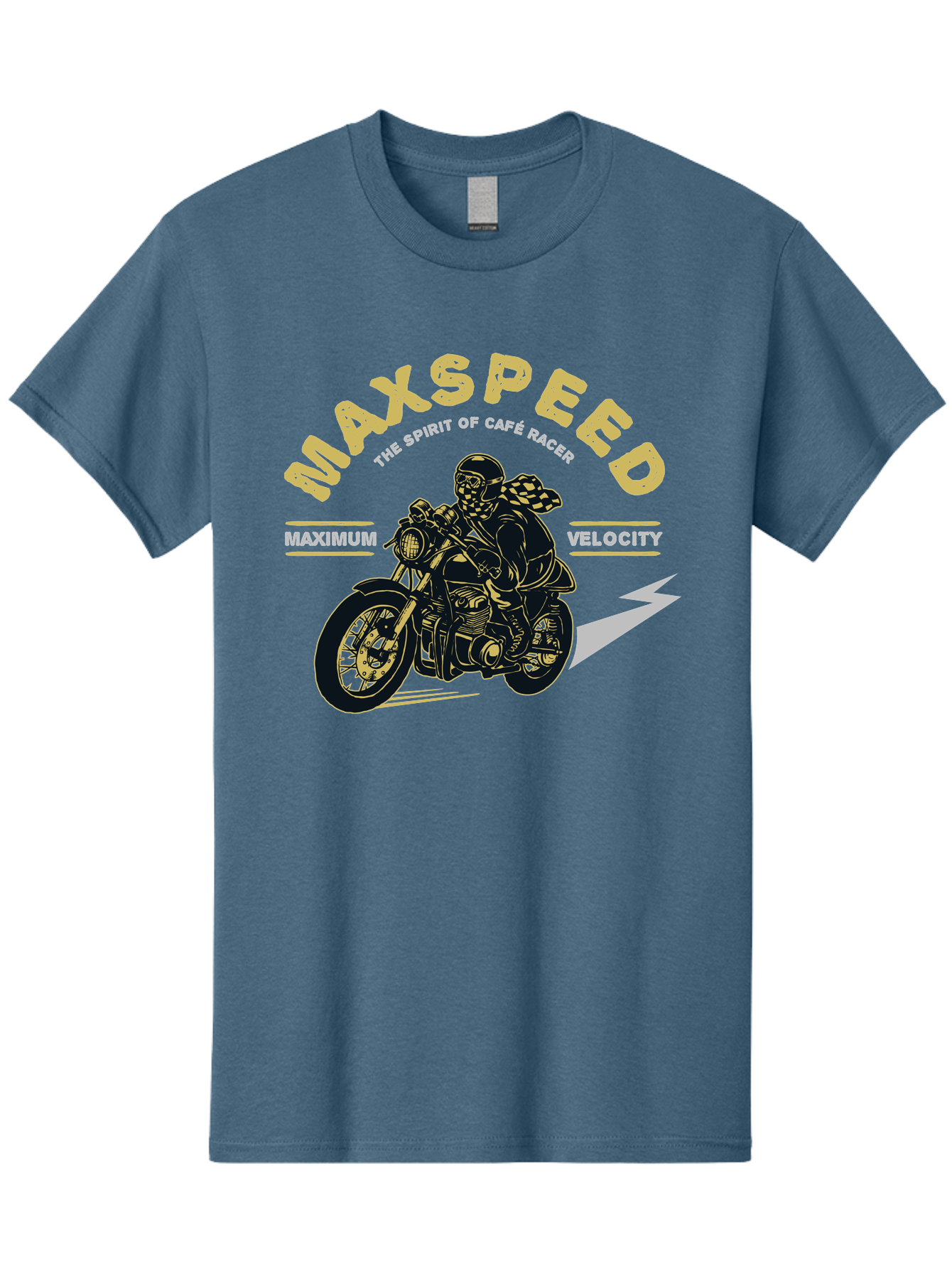 Max Speed Men'S Graphic Tee, 100% Cotton, Comfortable Casual Summer Wear, Machine Washable, Motorcycle Racing, Cape Racer, Maximum Velocity, Speed Enthusiast, Biker Culture, Racing Spirit, Vintage Motorcycle, Adventure Ride Aae492 13