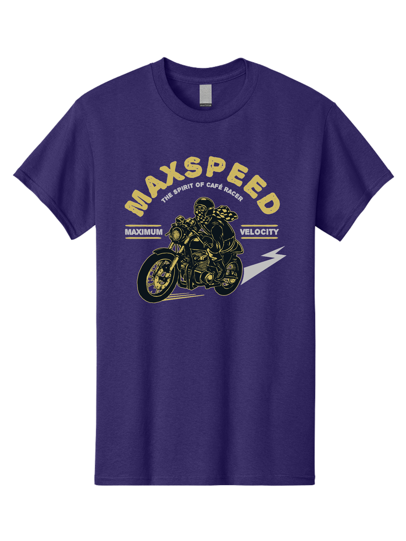 Max Speed Men'S Graphic Tee, 100% Cotton, Comfortable Casual Summer Wear, Machine Washable, Motorcycle Racing, Cape Racer, Maximum Velocity, Speed Enthusiast, Biker Culture, Racing Spirit, Vintage Motorcycle, Adventure Ride Aae492 15