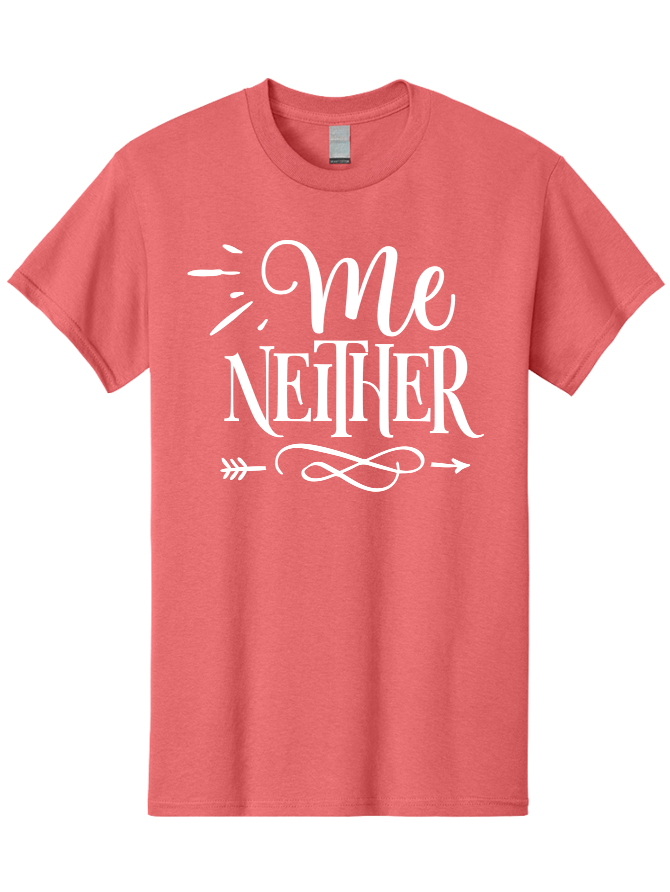 Me Neither - White Men'S Graphic Tee, 100% Cotton, Comfortable Casual Summer Wear, Machine Washable, Me Neither, Funny Quote, Witty Saying, Humorous Phrase, Relatable Humor, Sarcastic Expression, Clever Design Aae496 19
