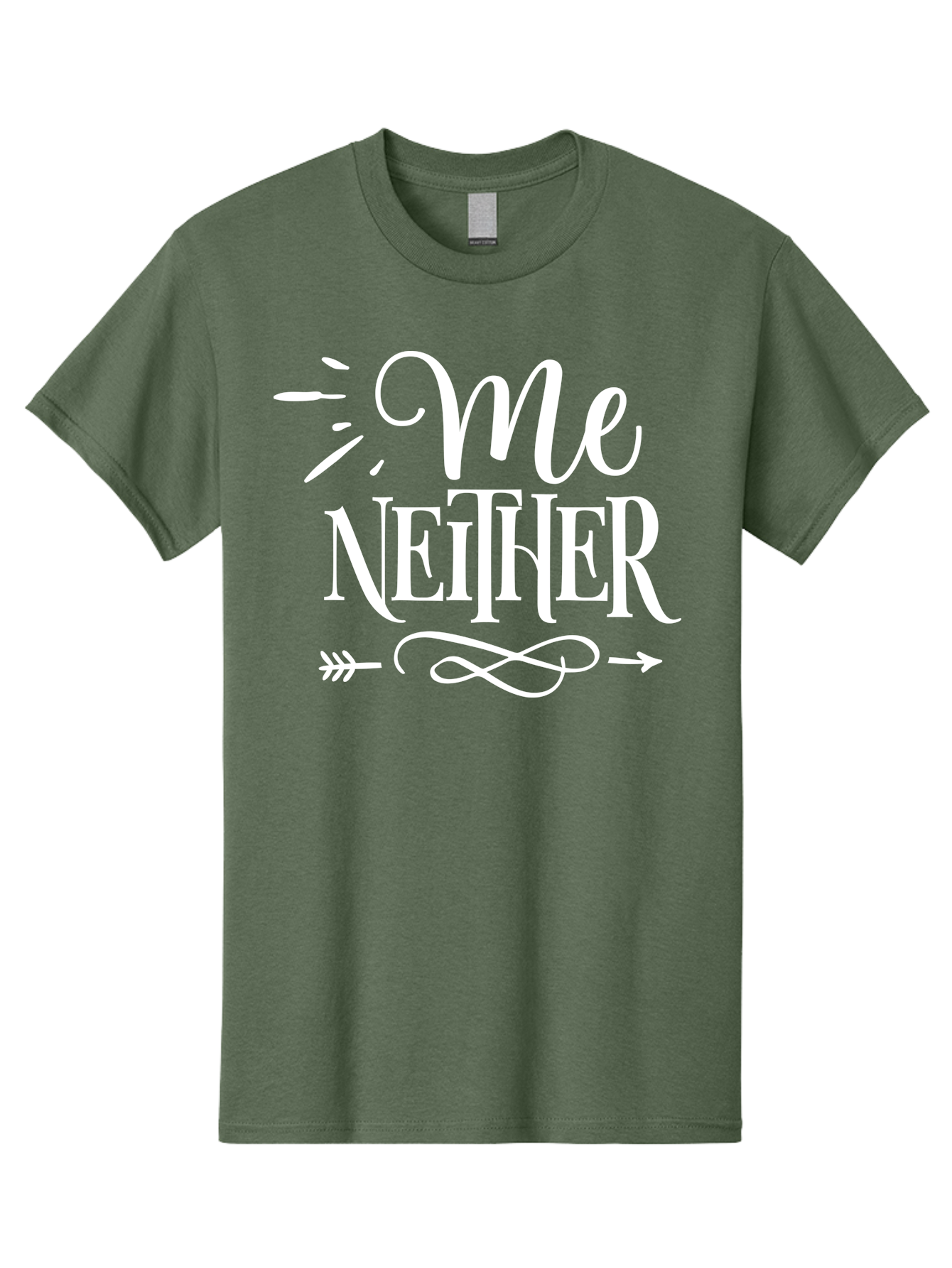 Me Neither - White Men'S Graphic Tee, 100% Cotton, Comfortable Casual Summer Wear, Machine Washable, Me Neither, Funny Quote, Witty Saying, Humorous Phrase, Relatable Humor, Sarcastic Expression, Clever Design Aae496 7