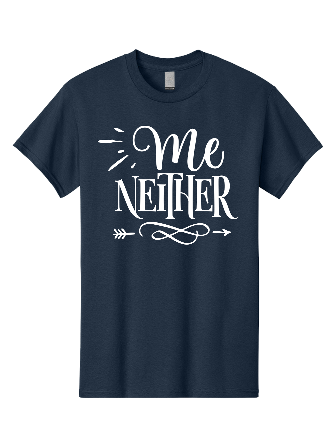 Me Neither - White Men'S Graphic Tee, 100% Cotton, Comfortable Casual Summer Wear, Machine Washable, Me Neither, Funny Quote, Witty Saying, Humorous Phrase, Relatable Humor, Sarcastic Expression, Clever Design Aae496 11