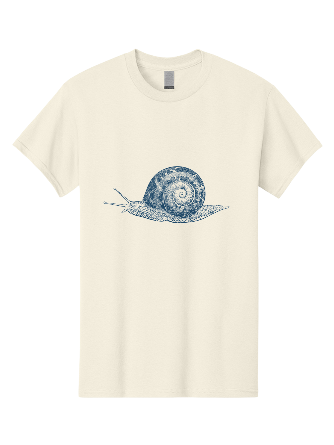 Moon Snail Men'S Graphic Tee, 100% Cotton, Comfortable Casual Summer Wear, Machine Washable, Garden Snail, Spiral Shell, Leaf Illustration, Slow-Moving Creature, Nature Illustration, Snail Art, Detailed Texture, Organic Design Aae508 9