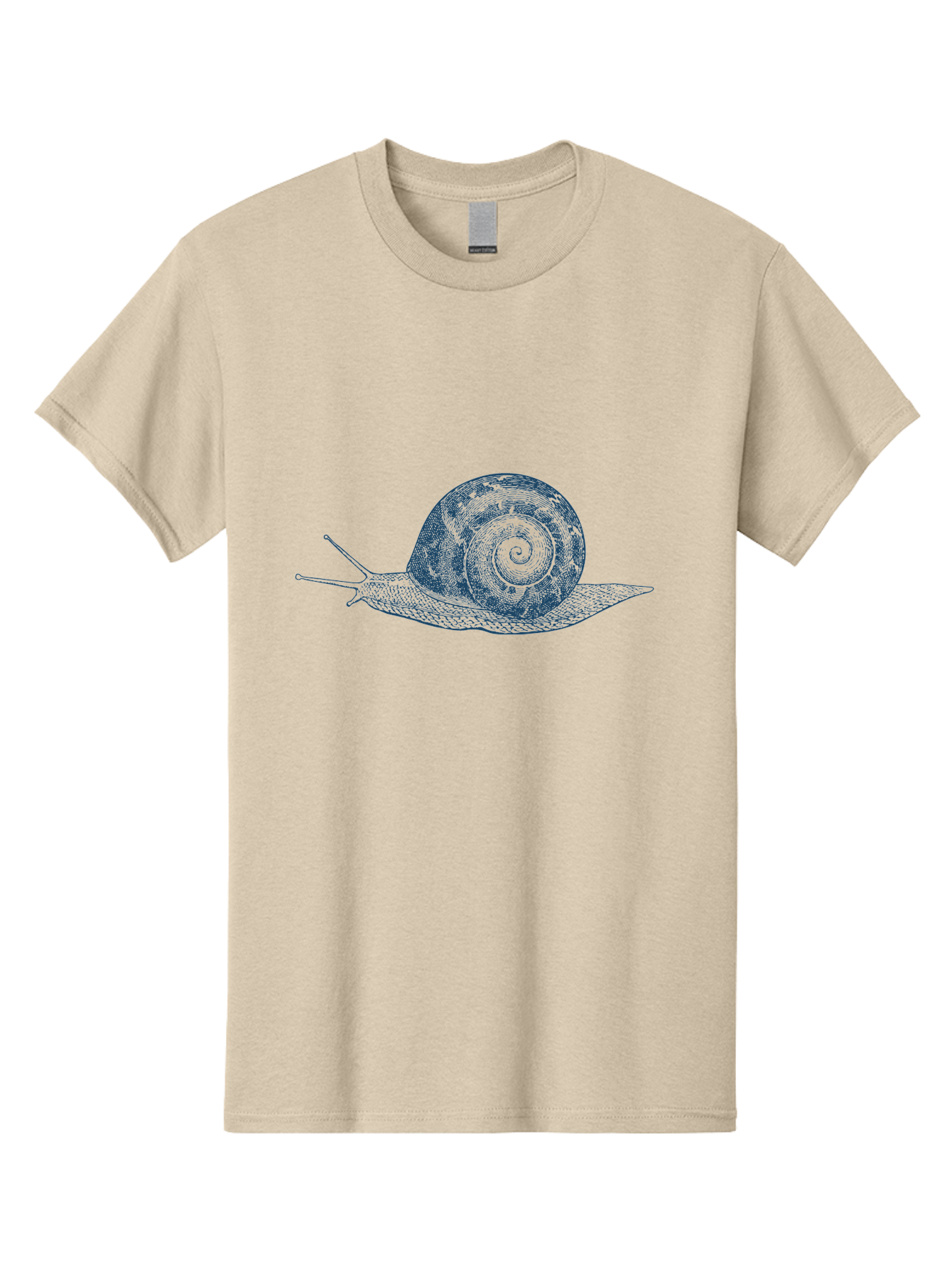 Moon Snail Men'S Graphic Tee, 100% Cotton, Comfortable Casual Summer Wear, Machine Washable, Garden Snail, Spiral Shell, Leaf Illustration, Slow-Moving Creature, Nature Illustration, Snail Art, Detailed Texture, Organic Design Aae508 27