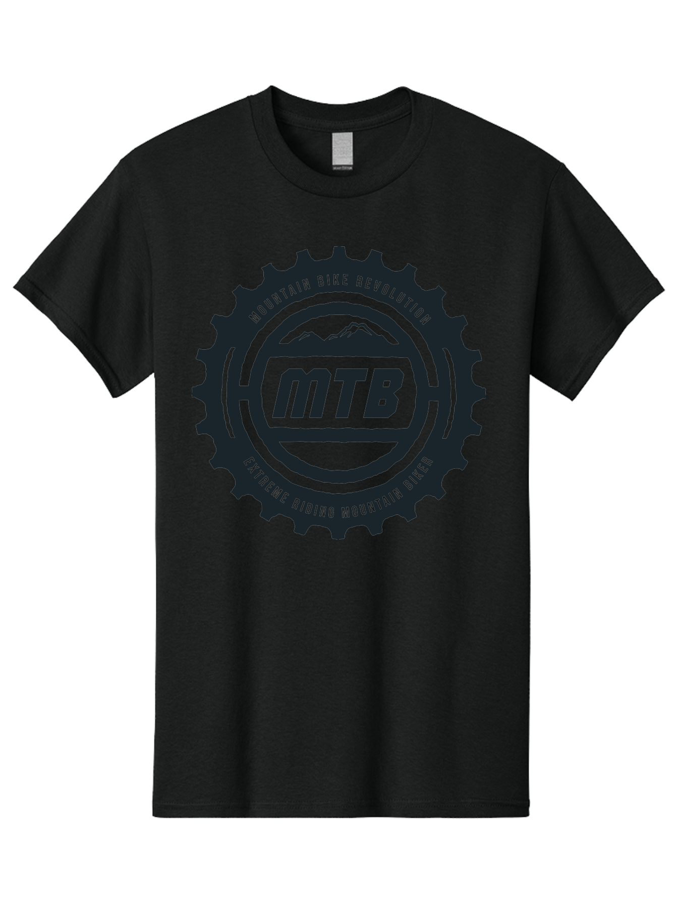 Mountain Bike Men'S Graphic Tee, 100% Cotton, Comfortable Casual Summer Wear, Machine Washable, Mountain Bike Revolution, Extreme Riding, Mountain Biking, Mtb, Cycling Gear, Adventure Sports, Outdoor Enthusiasts, Action-Packed, Thrill-Seeking, Aae511 25