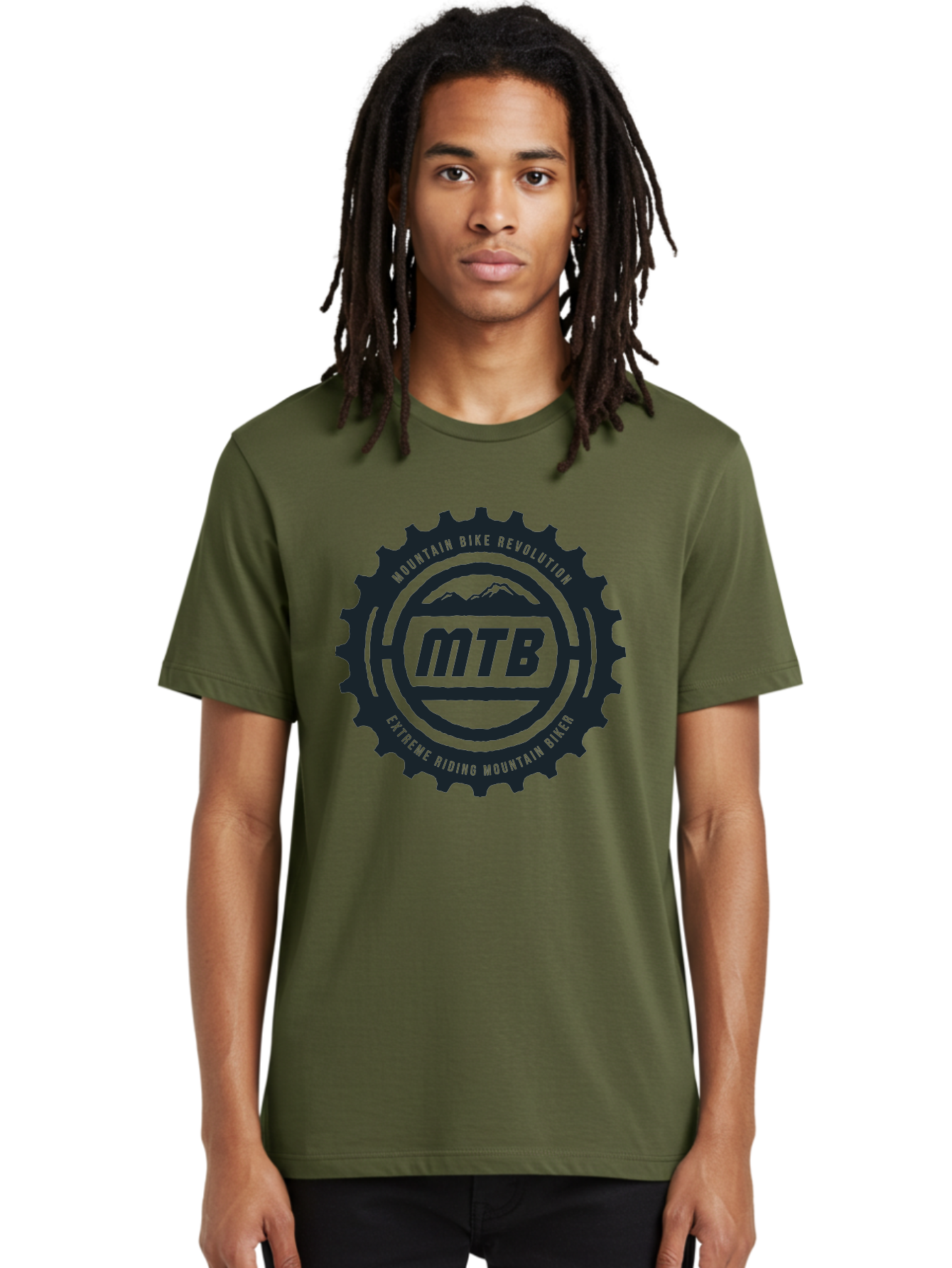 Mountain Bike Men'S Graphic Tee, 100% Cotton, Comfortable Casual Summer Wear, Machine Washable, Mountain Bike Revolution, Extreme Riding, Mountain Biking, Mtb, Cycling Gear, Adventure Sports, Outdoor Enthusiasts, Action-Packed, Thrill-Seeking, Aae511 10