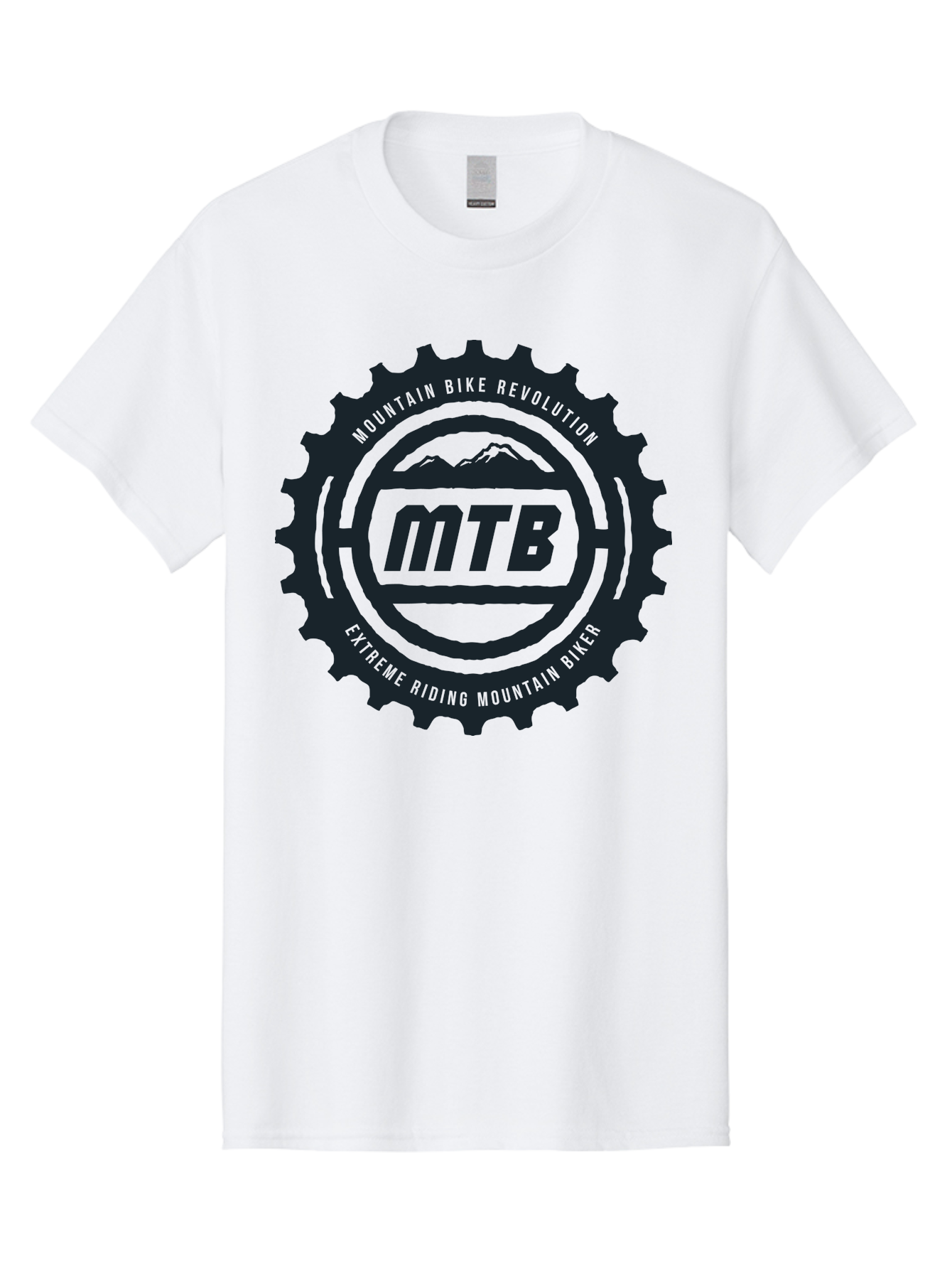 Mountain Bike Men'S Graphic Tee, 100% Cotton, Comfortable Casual Summer Wear, Machine Washable, Mountain Bike Revolution, Extreme Riding, Mountain Biking, Mtb, Cycling Gear, Adventure Sports, Outdoor Enthusiasts, Action-Packed, Thrill-Seeking, Aae511 19