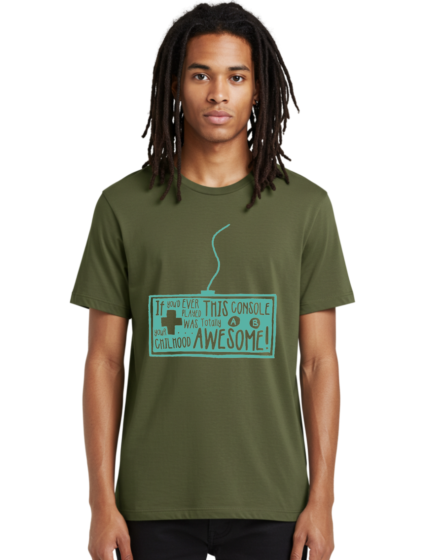 Never Stop Playing Men'S Graphic Tee, 100% Cotton, Comfortable Casual Summer Wear, Machine Washable, Retro Video Game Console, Vintage Gaming, Nostalgic Technology, Classic Video Games, Console Awesomeness, Power Cord, Playful Typography, Aae533 26