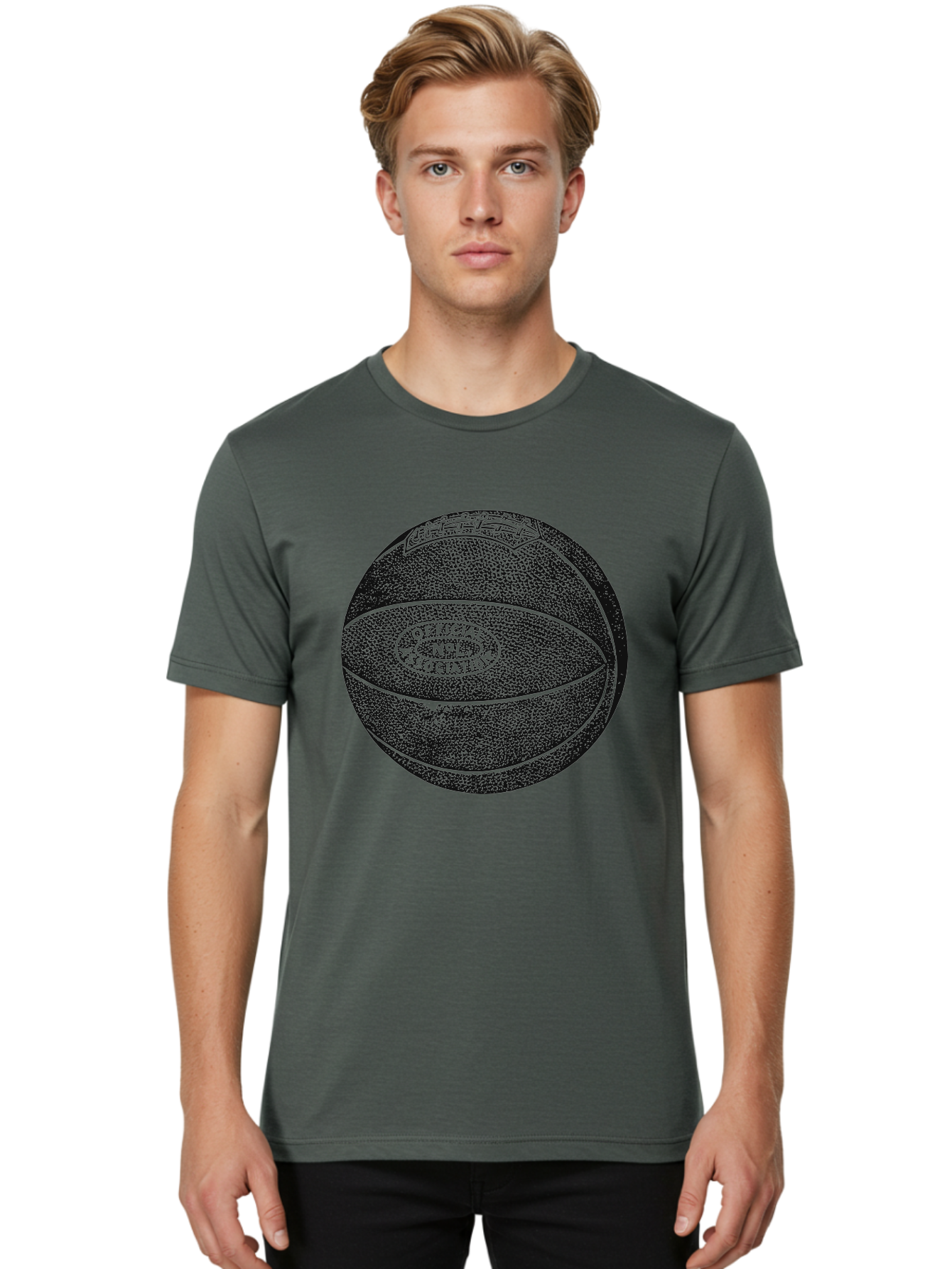 Old School Ball Men'S Graphic Tee, 100% Cotton, Comfortable Casual Summer Wear, Machine Washable, Nba Basketball, Official League Ball, Textured Surface, Athletic Equipment, Sports Gear, Basketball Design, Sports Logo, Professional Basketball Aae554 20