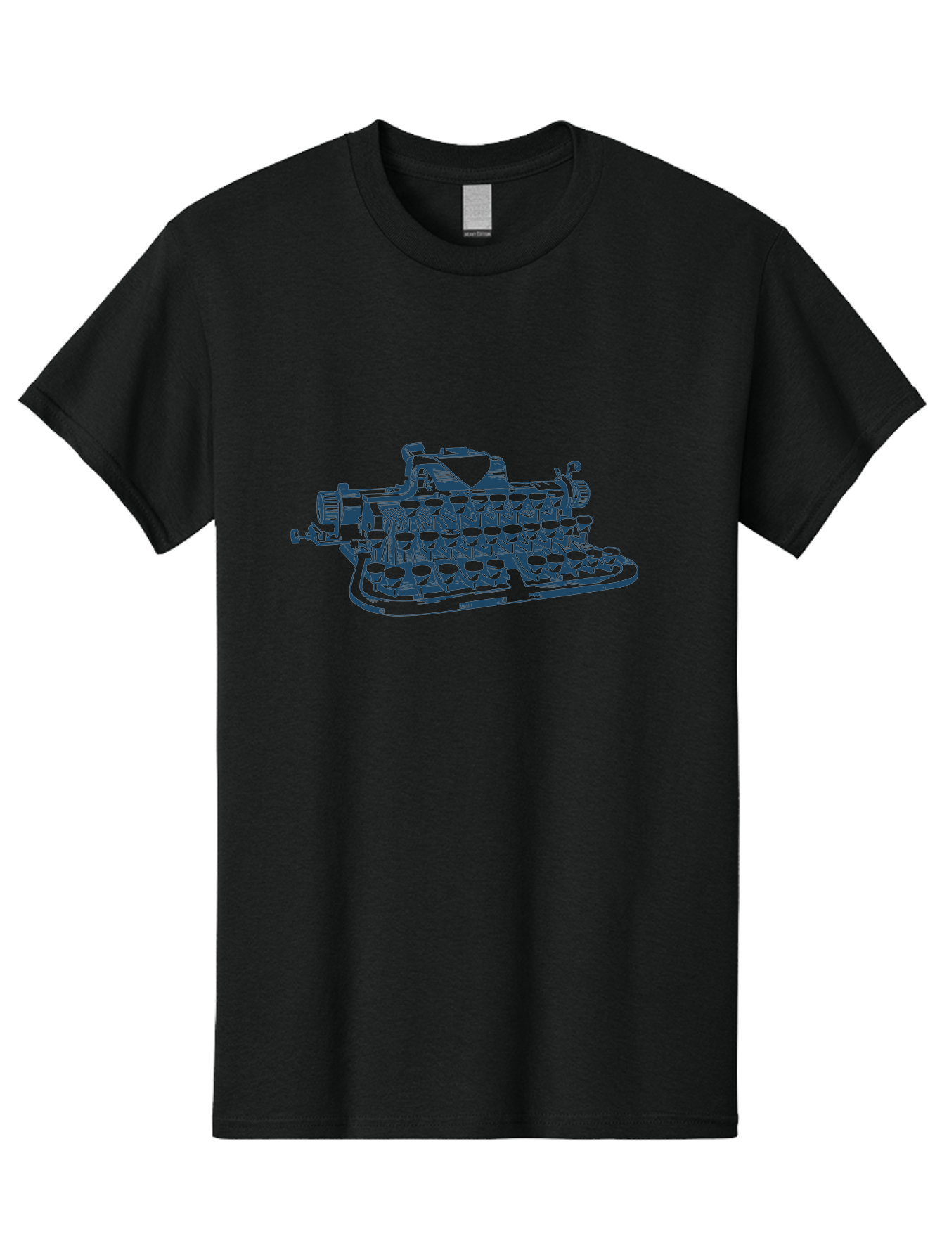 Old Soul Typewriter Men'S Graphic Tee, 100% Cotton, Comfortable Casual Summer Wear, Machine Washable, Vintage Typewriter, Classic Writing Machine, Retro Office Equipment, Antique Technology, Nostalgic Design, Manual Typing, Writer'S Tool, Aae556 7