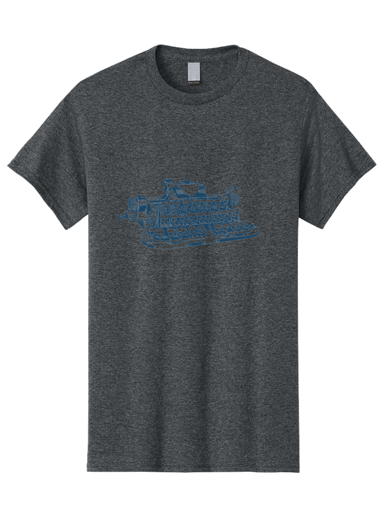 Old Soul Typewriter Men'S Graphic Tee, 100% Cotton, Comfortable Casual Summer Wear, Machine Washable, Vintage Typewriter, Classic Writing Machine, Retro Office Equipment, Antique Technology, Nostalgic Design, Manual Typing, Writer'S Tool, Aae556 27