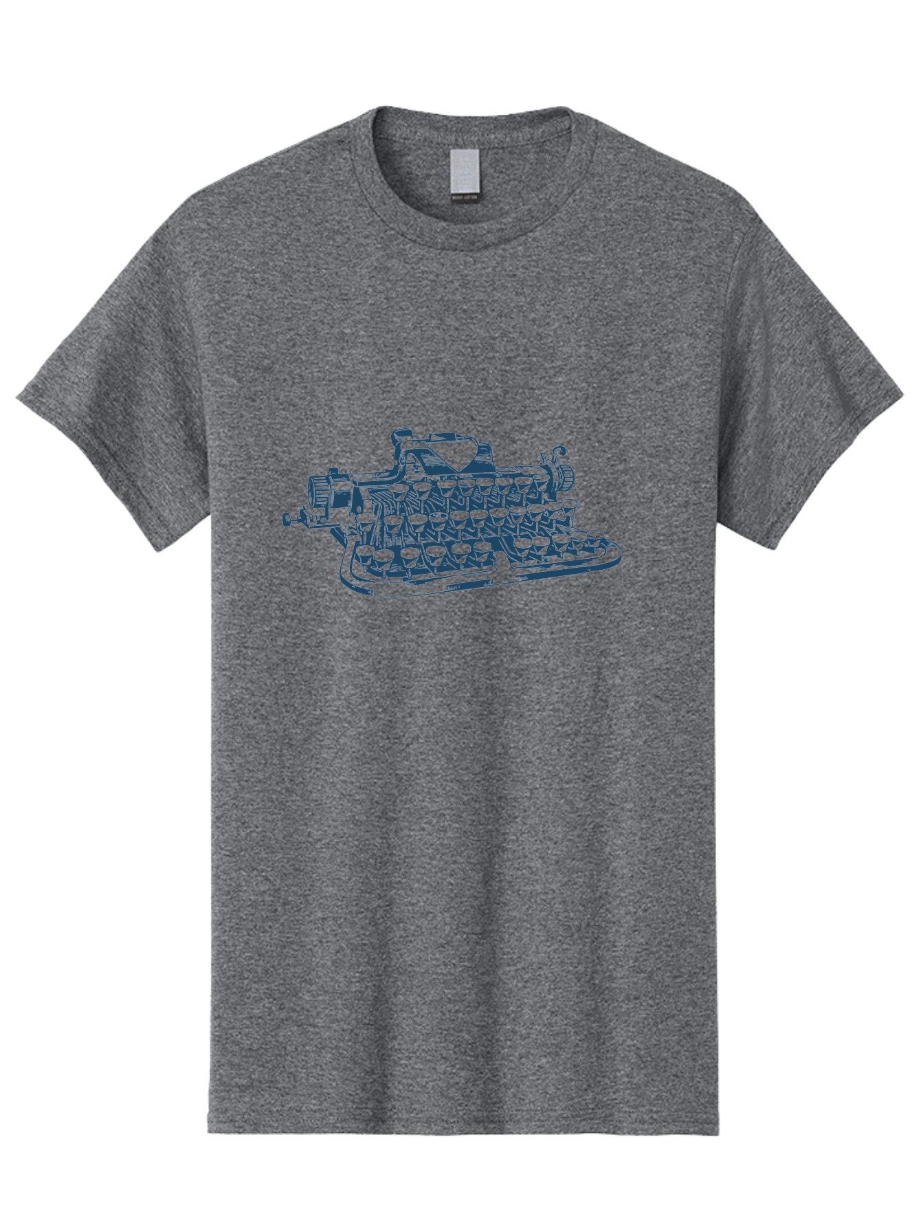 Old Soul Typewriter Men'S Graphic Tee, 100% Cotton, Comfortable Casual Summer Wear, Machine Washable, Vintage Typewriter, Classic Writing Machine, Retro Office Equipment, Antique Technology, Nostalgic Design, Manual Typing, Writer'S Tool, Aae556 29