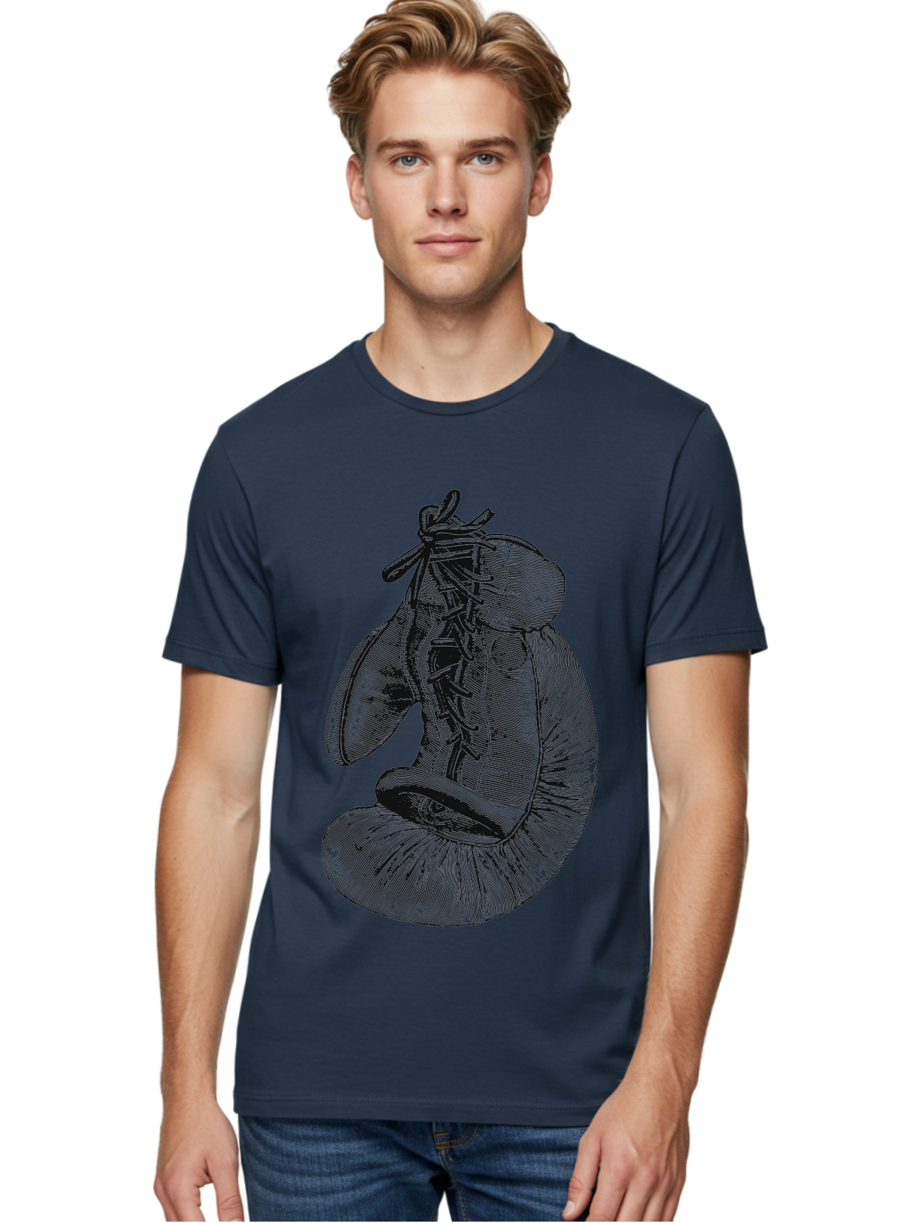 One Glove, One Legacy Men'S Graphic Tee, 100% Cotton, Comfortable Casual Summer Wear, Machine Washable, Boxing Gloves, Combat Sports, Martial Arts, Fighting Gear, Boxing Equipment, Training Gloves, Lace-Up Gloves Aae567 8
