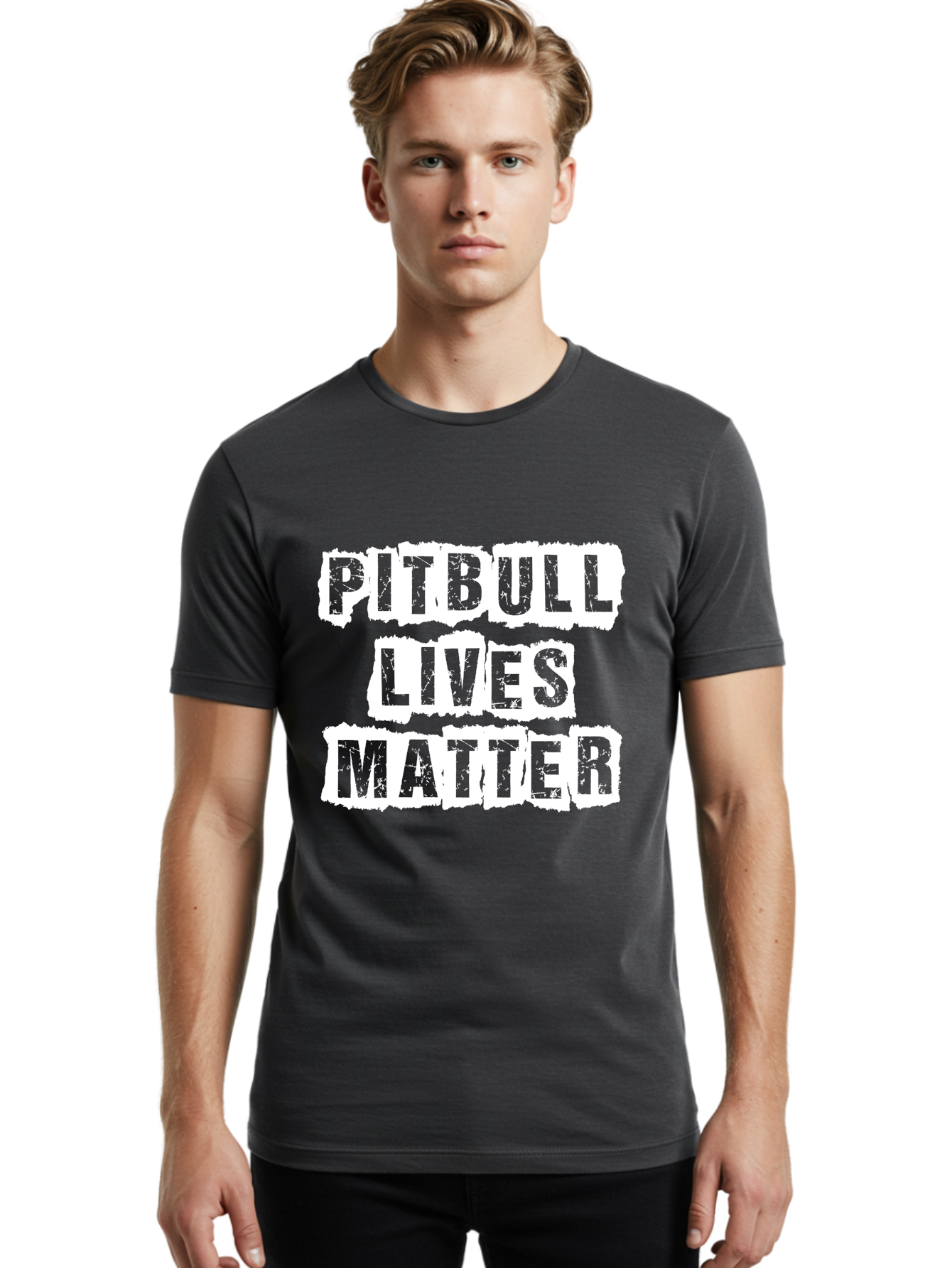 Pitbull Lives Matter Men'S Graphic Tee, 100% Cotton, Comfortable Casual Summer Wear, Machine Washable, Pitbull Awareness, Dog Advocacy, Pitbull Lives Matter, Social Justice, Animal Rights, Dog Lovers, Pitbull Support, Advocacy Campaign Aae582 26