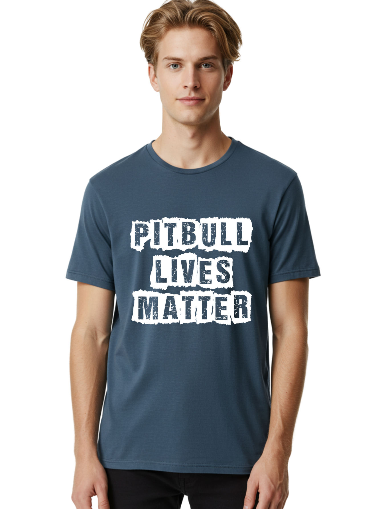 Pitbull Lives Matter Men'S Graphic Tee, 100% Cotton, Comfortable Casual Summer Wear, Machine Washable, Pitbull Awareness, Dog Advocacy, Pitbull Lives Matter, Social Justice, Animal Rights, Dog Lovers, Pitbull Support, Advocacy Campaign Aae582 10