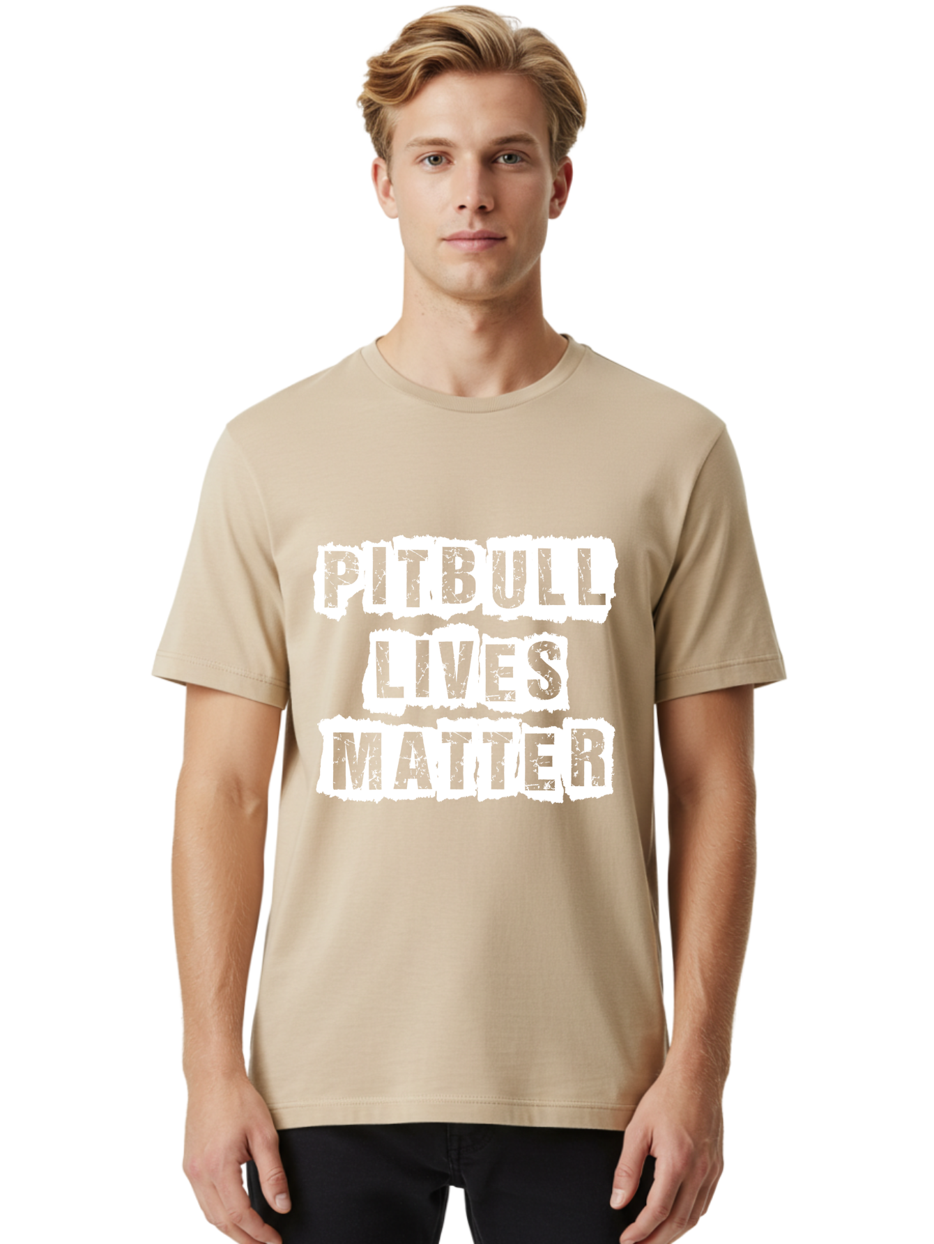 Pitbull Lives Matter Men'S Graphic Tee, 100% Cotton, Comfortable Casual Summer Wear, Machine Washable, Pitbull Awareness, Dog Advocacy, Pitbull Lives Matter, Social Justice, Animal Rights, Dog Lovers, Pitbull Support, Advocacy Campaign Aae582 22