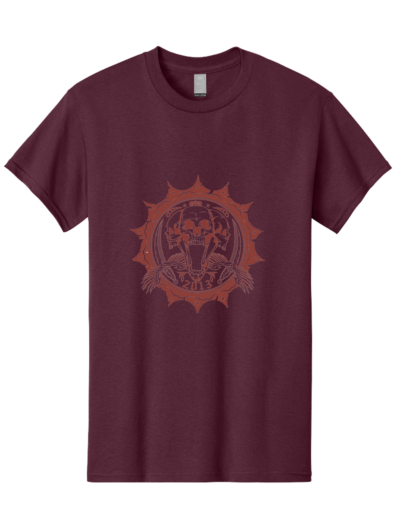 Ragecore Reaper 2013 Men'S Graphic Tee, 100% Cotton, Comfortable Casual Summer Wear, Machine Washable, Snake Coiled Around Skull, Gothic Illustration, Mysterious Symbol, Intricate Design, Snake Wrapped Around Skull, Unique Artwork, Aae603 23