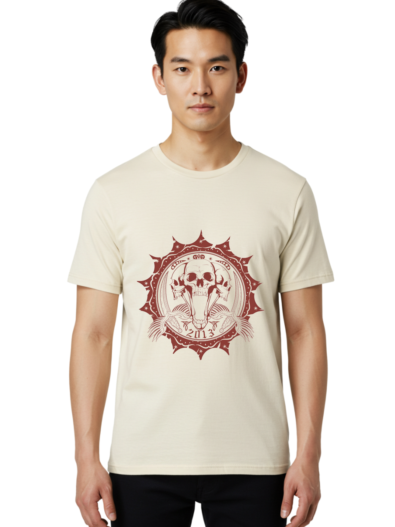 Ragecore Reaper 2013 Men'S Graphic Tee, 100% Cotton, Comfortable Casual Summer Wear, Machine Washable, Snake Coiled Around Skull, Gothic Illustration, Mysterious Symbol, Intricate Design, Snake Wrapped Around Skull, Unique Artwork, Aae603 10