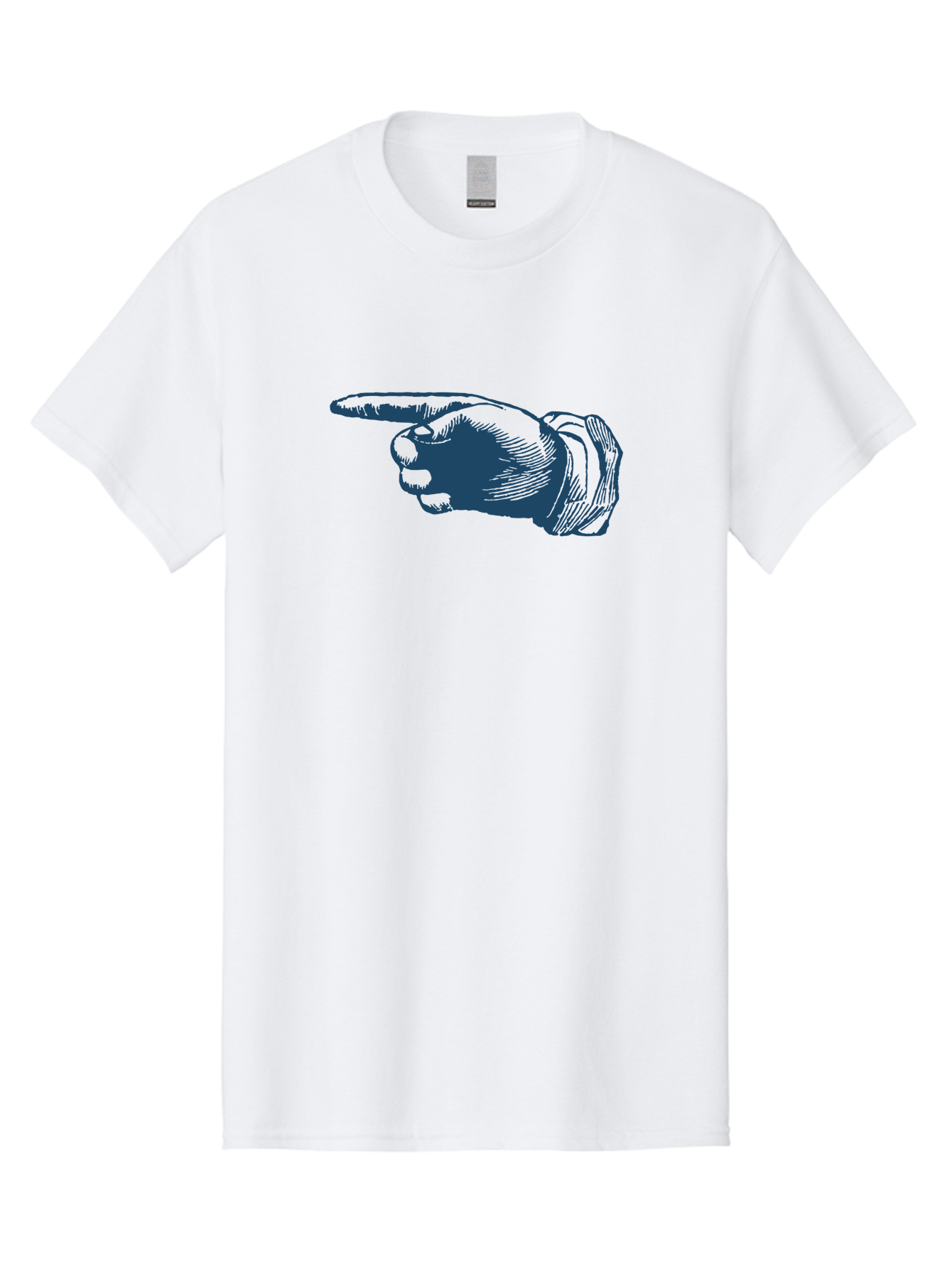 Retro Pointing Hand 2 Men'S Graphic Tee, 100% Cotton, Comfortable Casual Summer Wear, Machine Washable, Pointing Finger, Hand Gesture, Direction Indicator, Vintage Illustration, Retro Style, Hand Pointing, Finger Pointing, Direction Sign Aae614 27