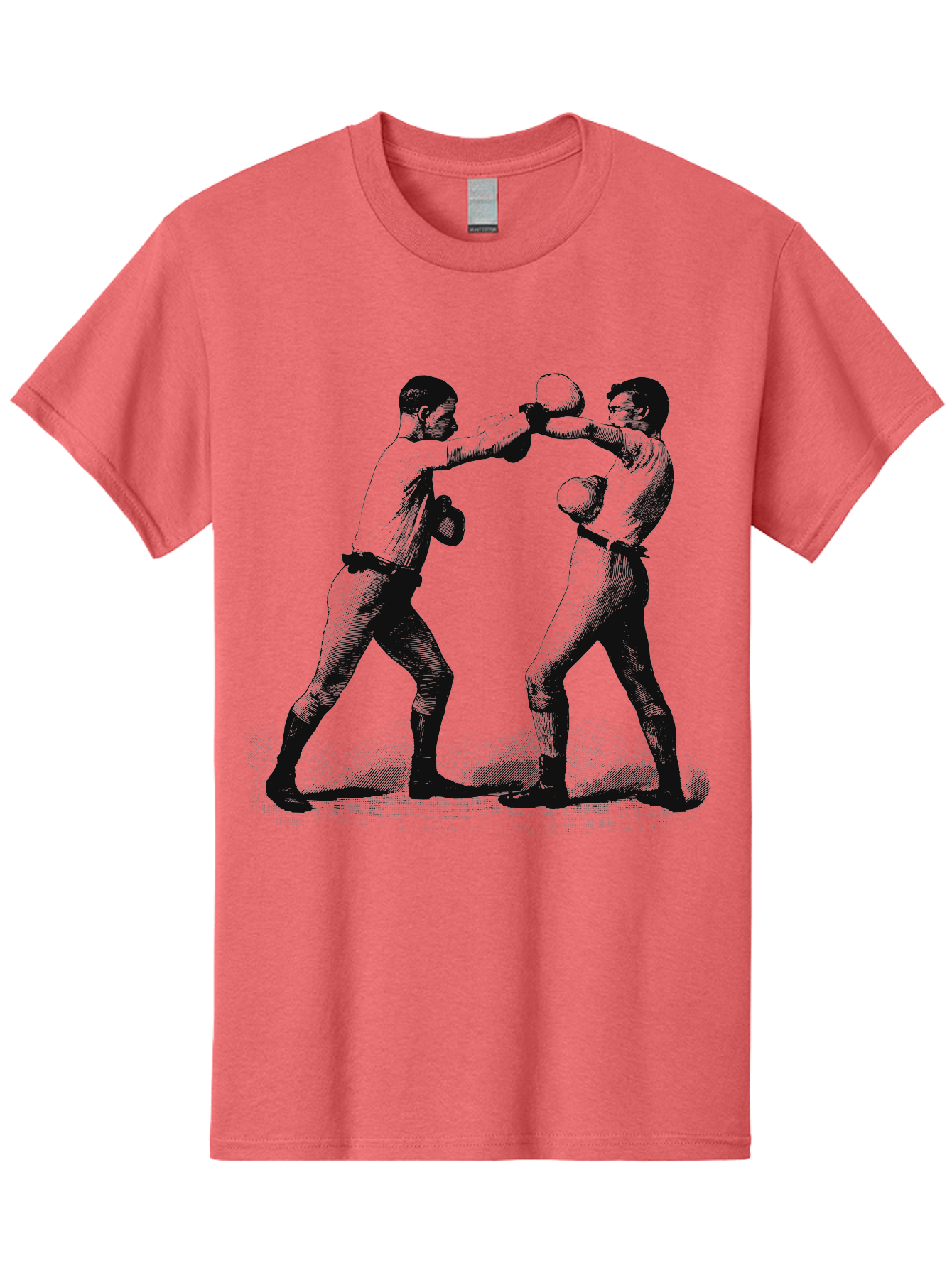 Ropekings Men'S Graphic Tee, 100% Cotton, Comfortable Casual Summer Wear, Machine Washable, Two Boxers Fighting, Boxing Match, Martial Arts, Combat Sports, Physical Fitness, Intense Action, Gloves, Punch, Fight, Athletic Competition, Aae618 11