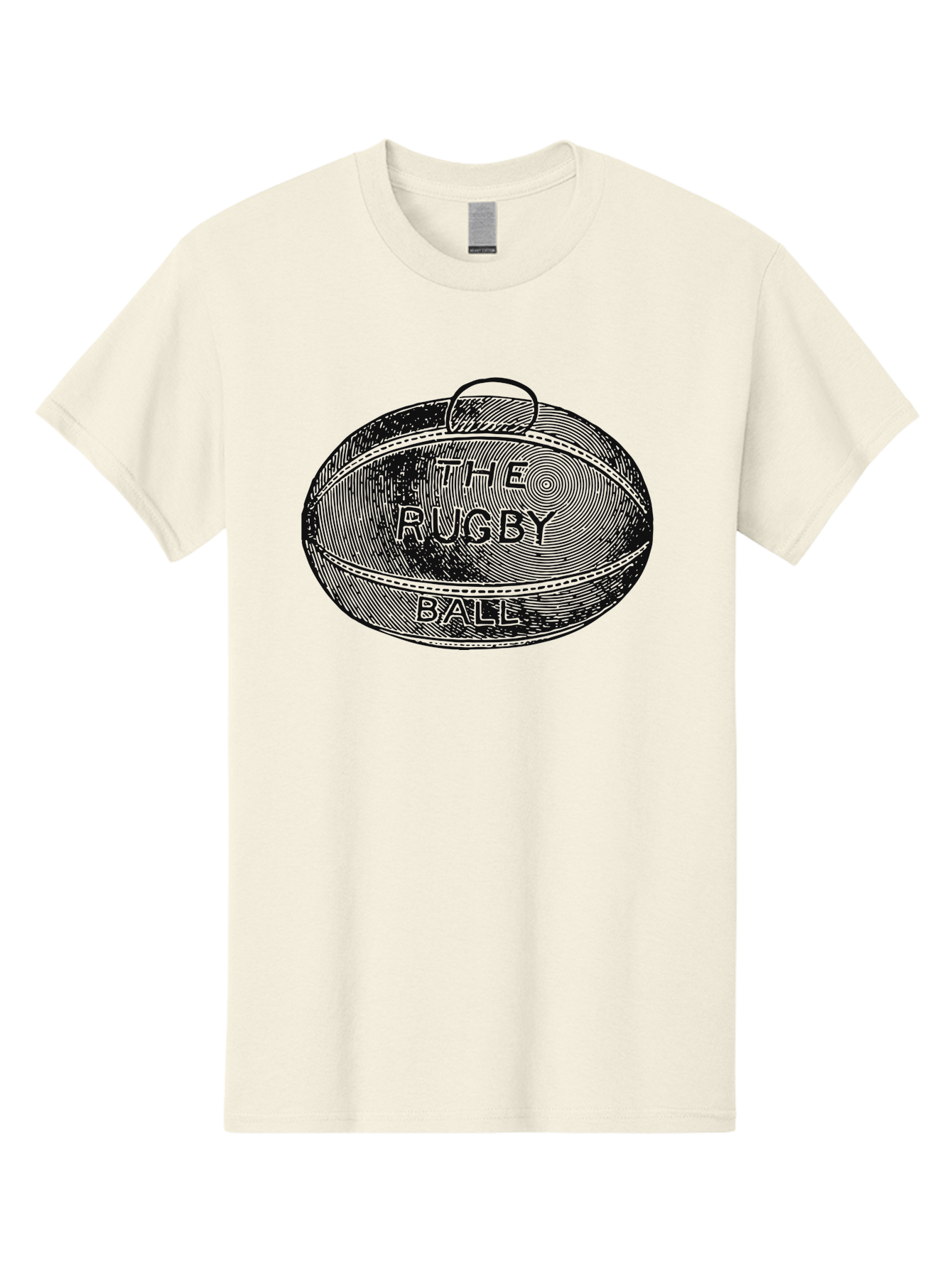 The Rugby Ball Men'S Graphic Tee, 100% Cotton, Comfortable Casual Summer Wear, Machine Washable, Rugby Ball, Sport Equipment, Oval Shape, Vintage Illustration, Sports Graphics, Rugby Team, Contact Sports, Sports Ball, Sports Illustration Aae623 19