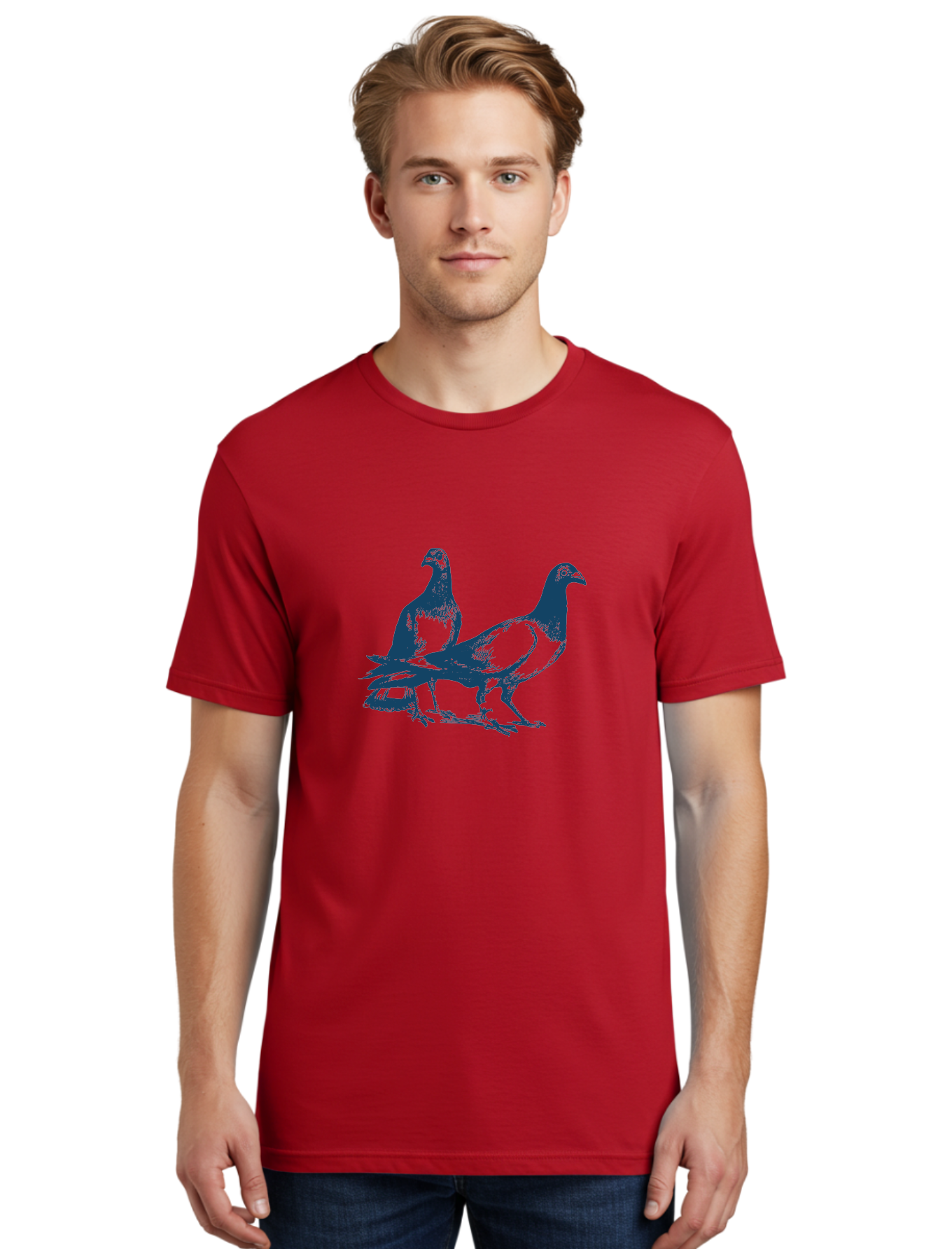 Skyline Pigeon Union Men'S Graphic Tee, 100% Cotton, Comfortable Casual Summer Wear, Machine Washable, Pigeons, Birds, Wildlife, Urban Animals, Bird Watching, Nature Lovers Aae652 20