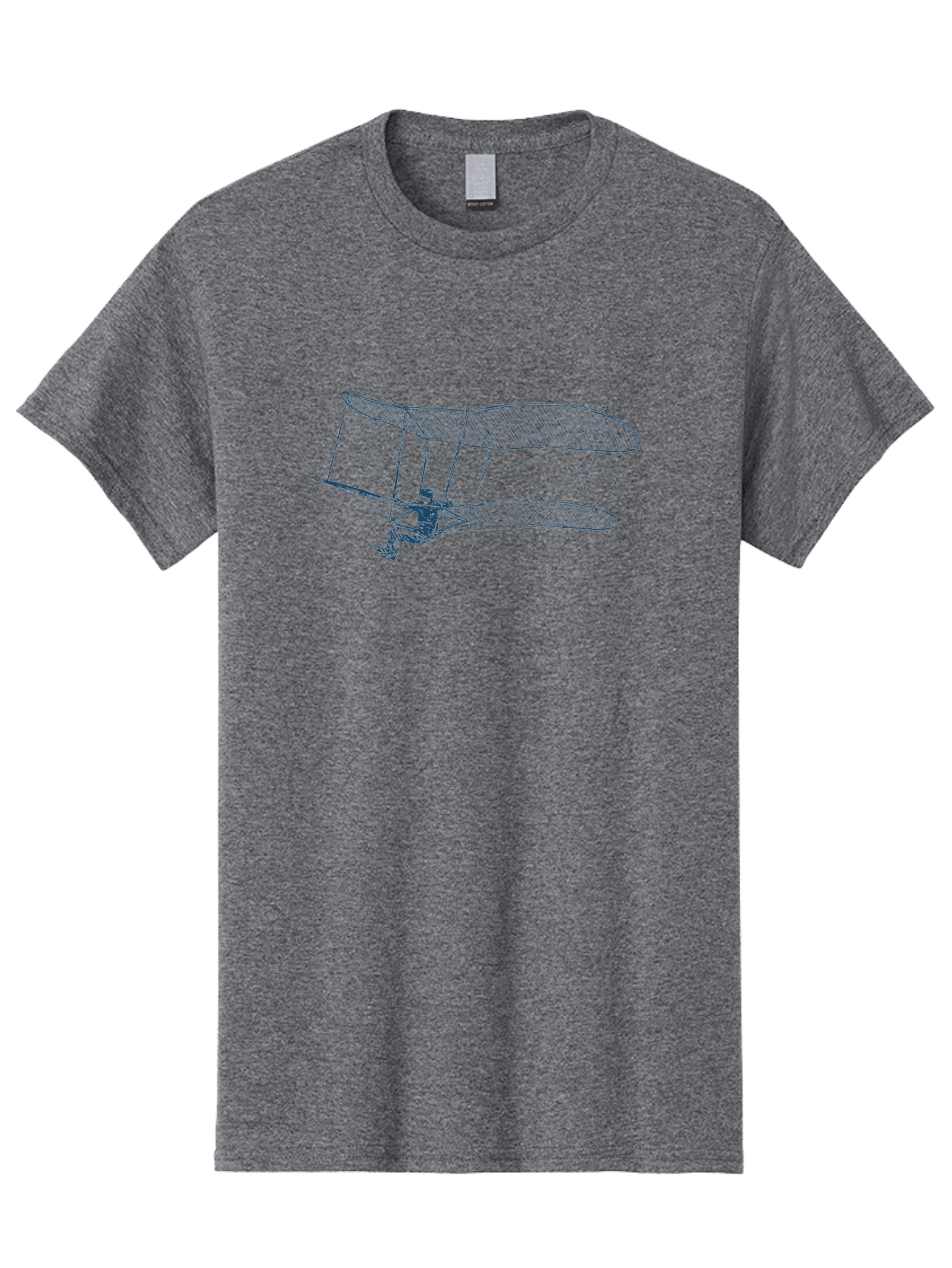 Skyrider Men'S Graphic Tee, 100% Cotton, Comfortable Casual Summer Wear, Machine Washable, Hang Glider In Flight, Flying Human Figure, Aviation Innovation, Recreational Flying, Adventurous Sports, Extreme Thrill, Hang Gliding Enthusiast, Aae653 27