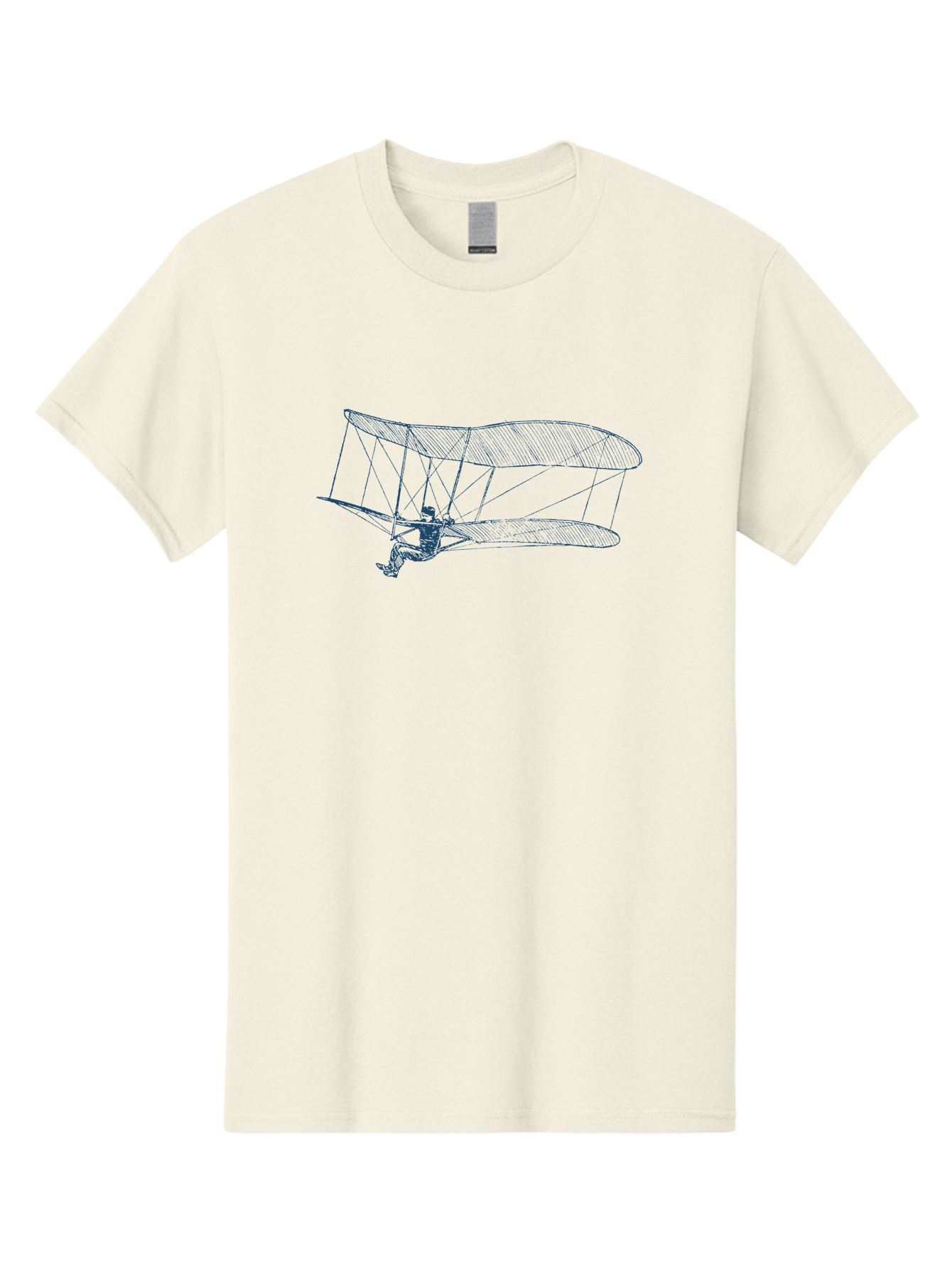 Skyrider Men'S Graphic Tee, 100% Cotton, Comfortable Casual Summer Wear, Machine Washable, Hang Glider In Flight, Flying Human Figure, Aviation Innovation, Recreational Flying, Adventurous Sports, Extreme Thrill, Hang Gliding Enthusiast, Aae653 9