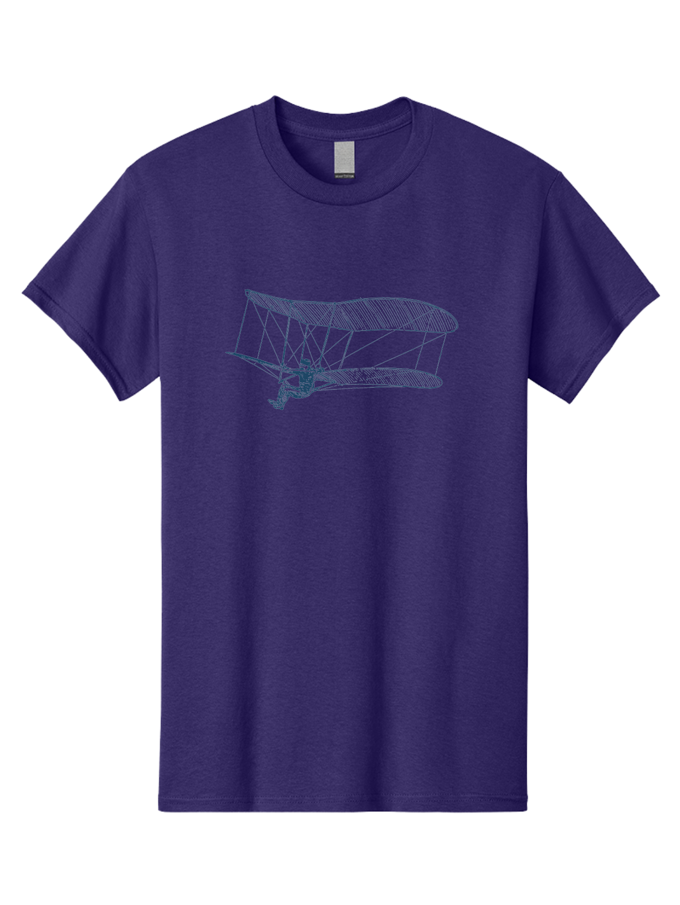 Skyrider Men'S Graphic Tee, 100% Cotton, Comfortable Casual Summer Wear, Machine Washable, Hang Glider In Flight, Flying Human Figure, Aviation Innovation, Recreational Flying, Adventurous Sports, Extreme Thrill, Hang Gliding Enthusiast, Aae653 19