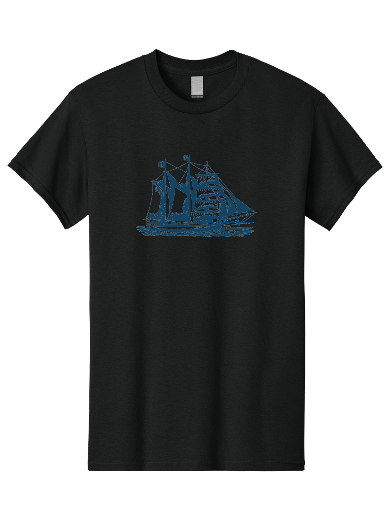 Storm Chaser Men'S Graphic Tee, 100% Cotton, Comfortable Casual Summer Wear, Machine Washable, Sailing Ship, Tall Sailing Vessel, Classic Maritime Icon, Vintage Nautical Theme, Majestic Oceanic Scene, Historical Sailing Rig, Aae674 25