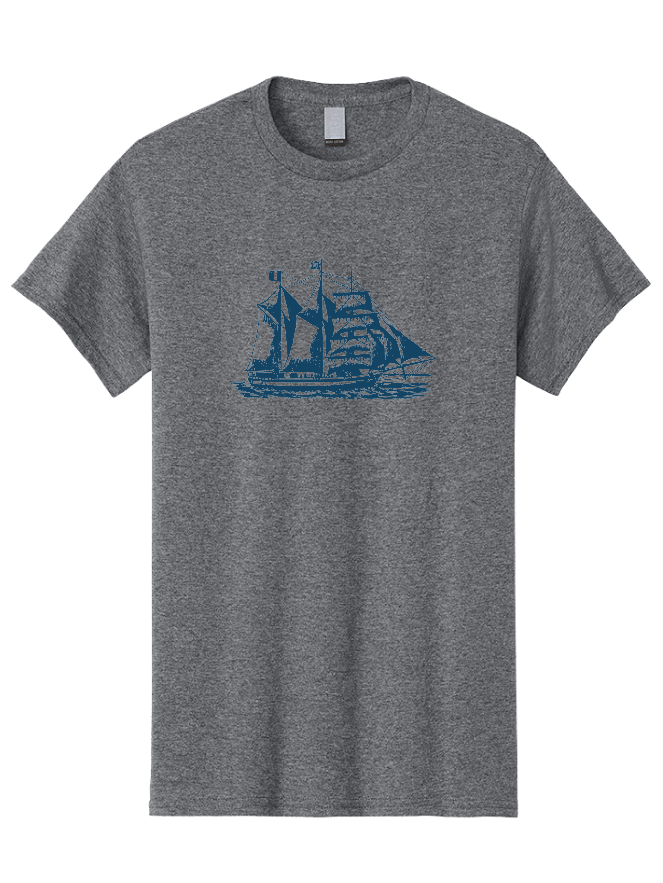 Storm Chaser Men'S Graphic Tee, 100% Cotton, Comfortable Casual Summer Wear, Machine Washable, Sailing Ship, Tall Sailing Vessel, Classic Maritime Icon, Vintage Nautical Theme, Majestic Oceanic Scene, Historical Sailing Rig, Aae674 9