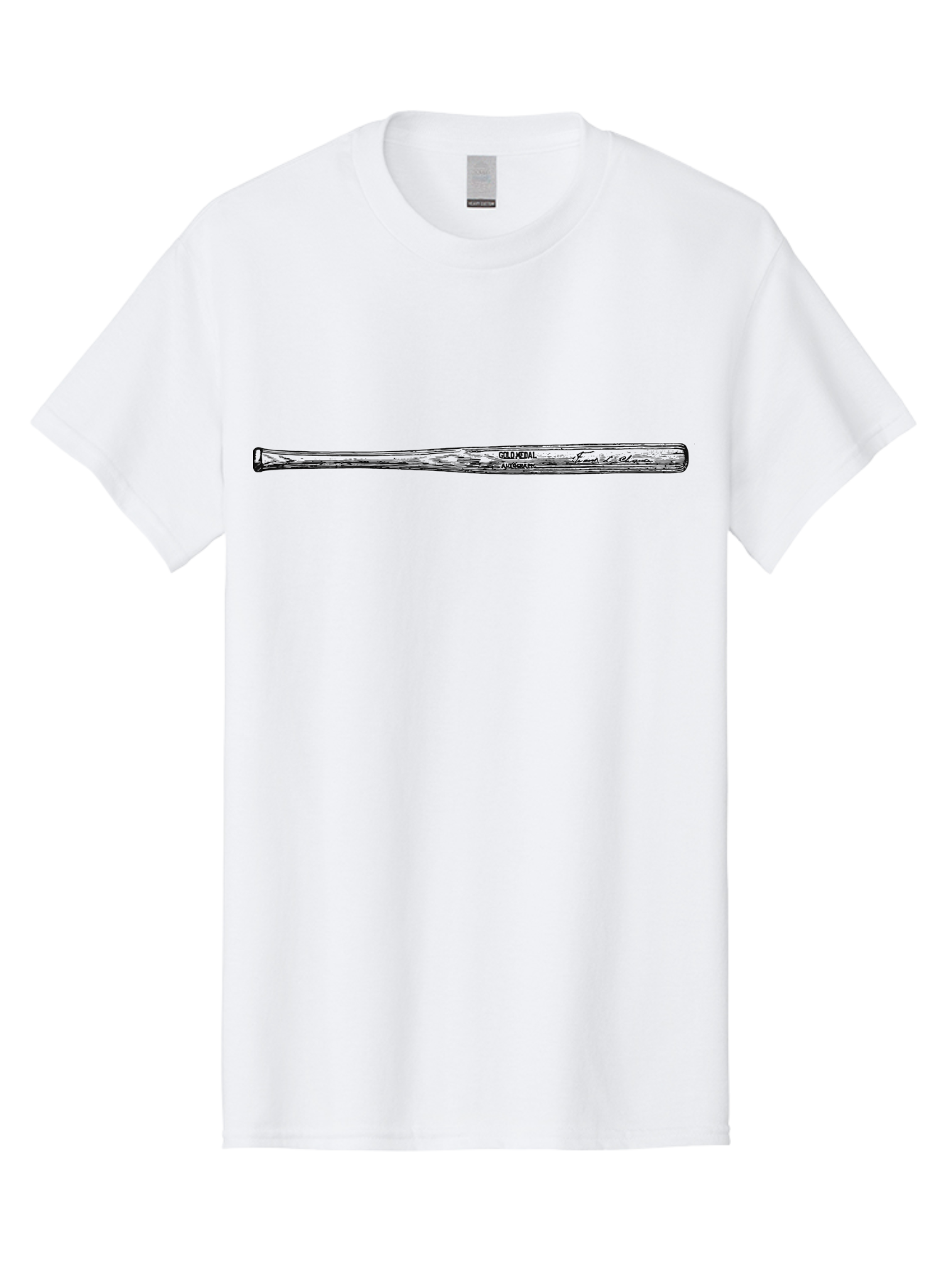 Swing Standard Men'S Graphic Tee, 100% Cotton, Comfortable Casual Summer Wear, Machine Washable, Baseball Bat, Sports Equipment, Athletic Gear, Glory Bat, Bat Design, Sports Accessories Aae679 25