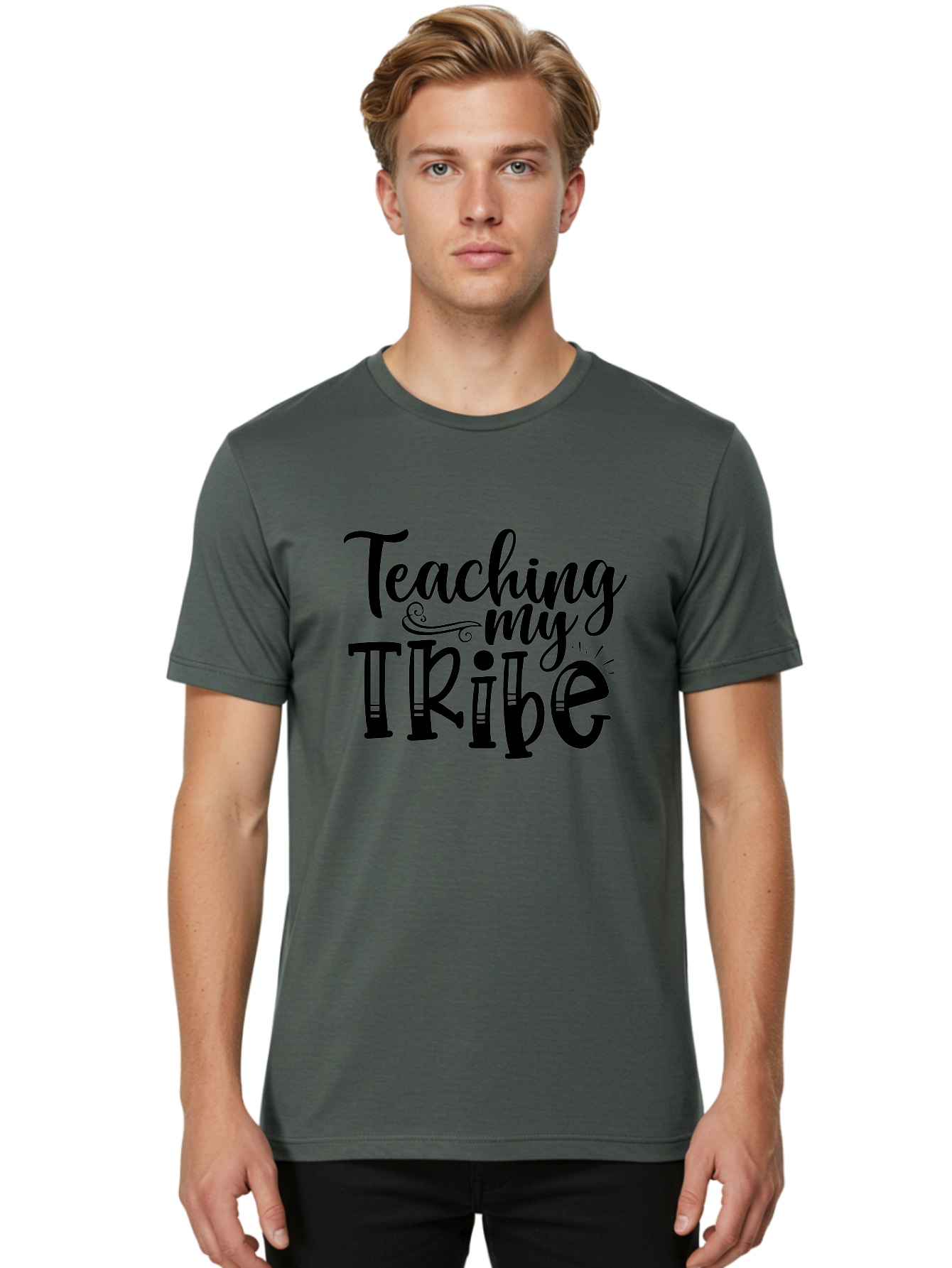 Teaching My Tribe Men'S Graphic Tee, 100% Cotton, Comfortable Casual Summer Wear, Machine Washable, Teaching Quote, Inspirational Quote, Motivational Quote, Teacher Life, Teacher Quote, Homeschool Quote, Family Education Aae687 14