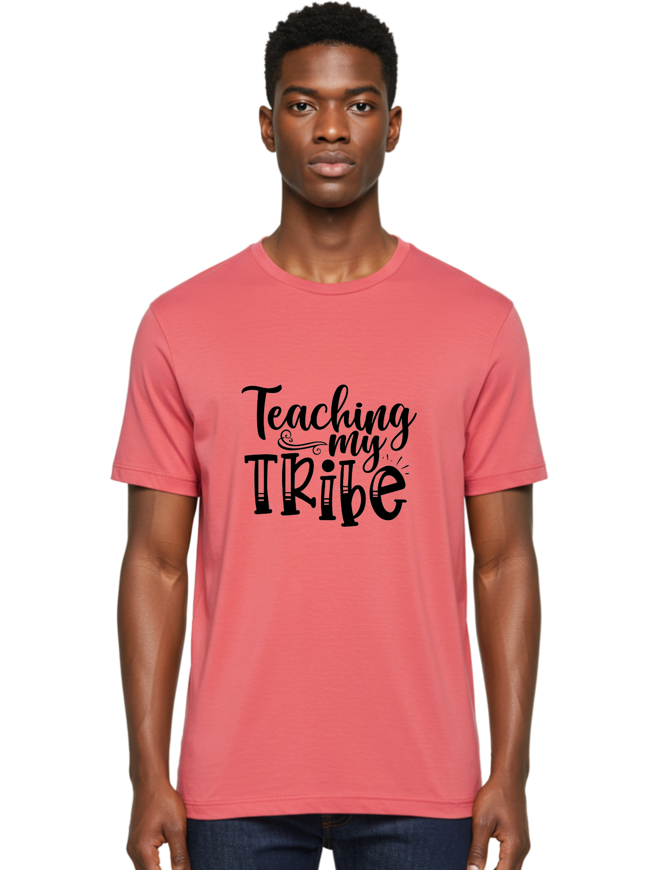 Teaching My Tribe Men'S Graphic Tee, 100% Cotton, Comfortable Casual Summer Wear, Machine Washable, Teaching Quote, Inspirational Quote, Motivational Quote, Teacher Life, Teacher Quote, Homeschool Quote, Family Education Aae687 10