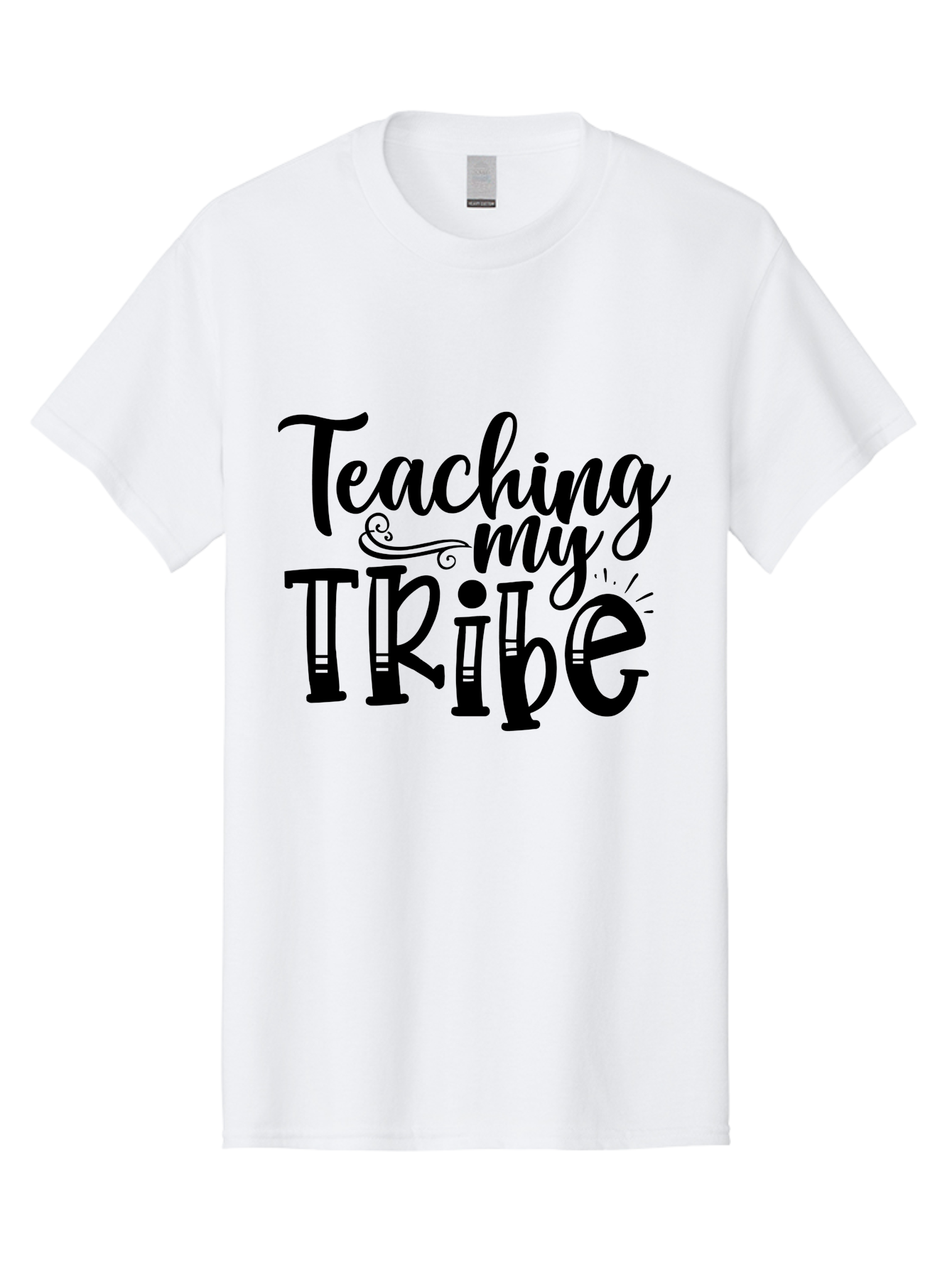 Teaching My Tribe Men'S Graphic Tee, 100% Cotton, Comfortable Casual Summer Wear, Machine Washable, Teaching Quote, Inspirational Quote, Motivational Quote, Teacher Life, Teacher Quote, Homeschool Quote, Family Education Aae687 5
