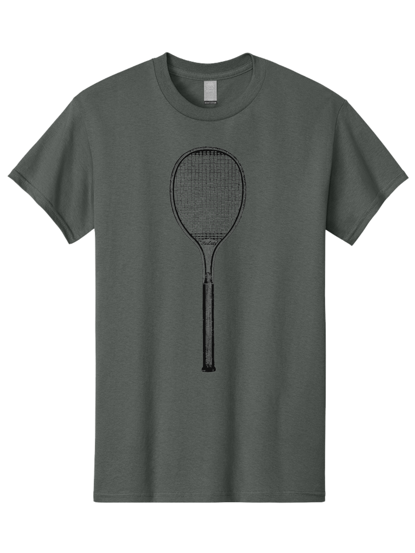 The Grand Slammer Men'S Graphic Tee, 100% Cotton, Comfortable Casual Summer Wear, Machine Washable, Tennis Racket, Sports Equipment, Tennis Gear, Racket Design, Tennis Player, Athletic Accessories Aae706 11