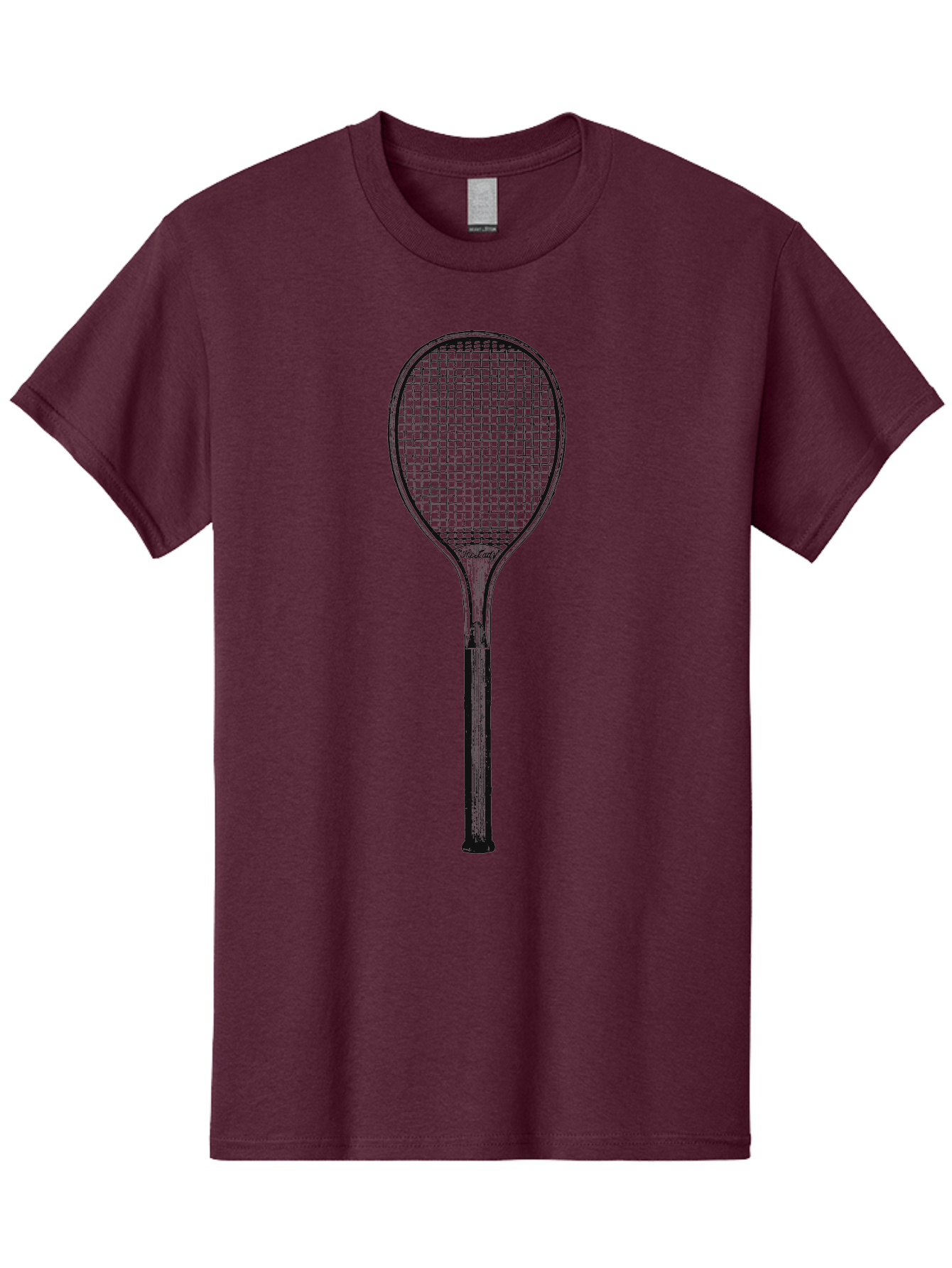 The Grand Slammer Men'S Graphic Tee, 100% Cotton, Comfortable Casual Summer Wear, Machine Washable, Tennis Racket, Sports Equipment, Tennis Gear, Racket Design, Tennis Player, Athletic Accessories Aae706 17