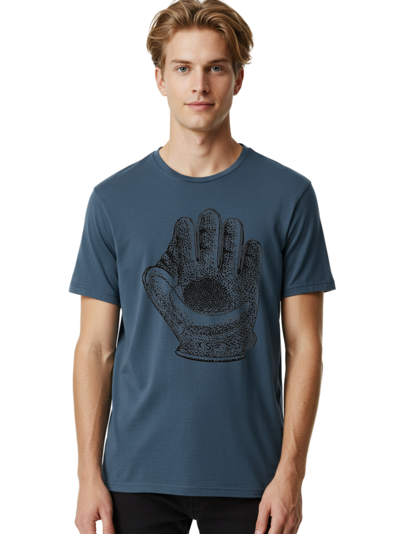 The Grip Men'S Graphic Tee, 100% Cotton, Comfortable Casual Summer Wear, Machine Washable, Goalie Glove, Soccer Equipment, Sports Gear, Hand Protection, Goalkeeper Accessories, Athletic Wear Aae707 20