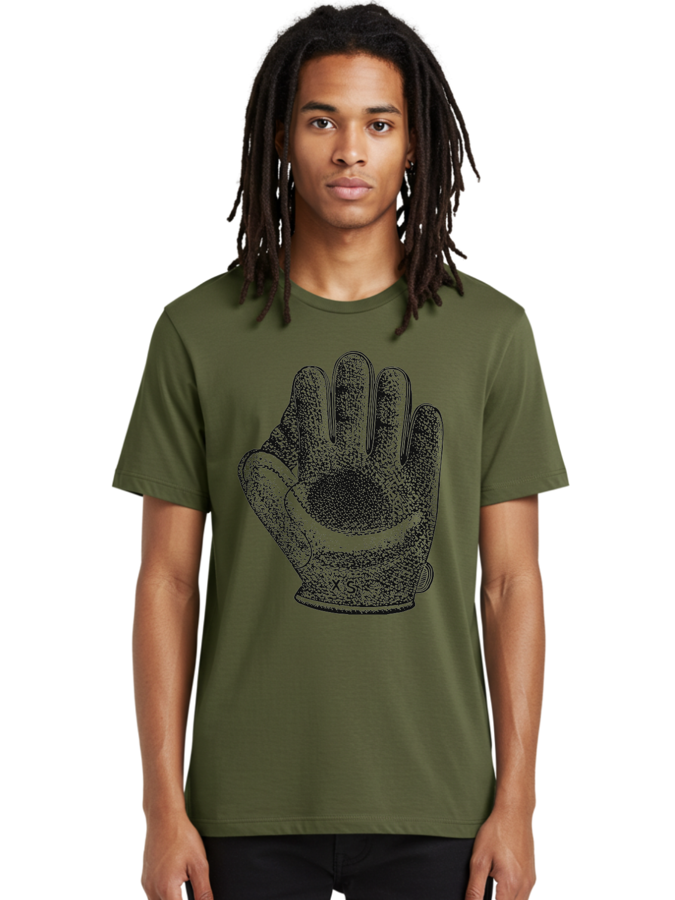 The Grip Men'S Graphic Tee, 100% Cotton, Comfortable Casual Summer Wear, Machine Washable, Goalie Glove, Soccer Equipment, Sports Gear, Hand Protection, Goalkeeper Accessories, Athletic Wear Aae707 2