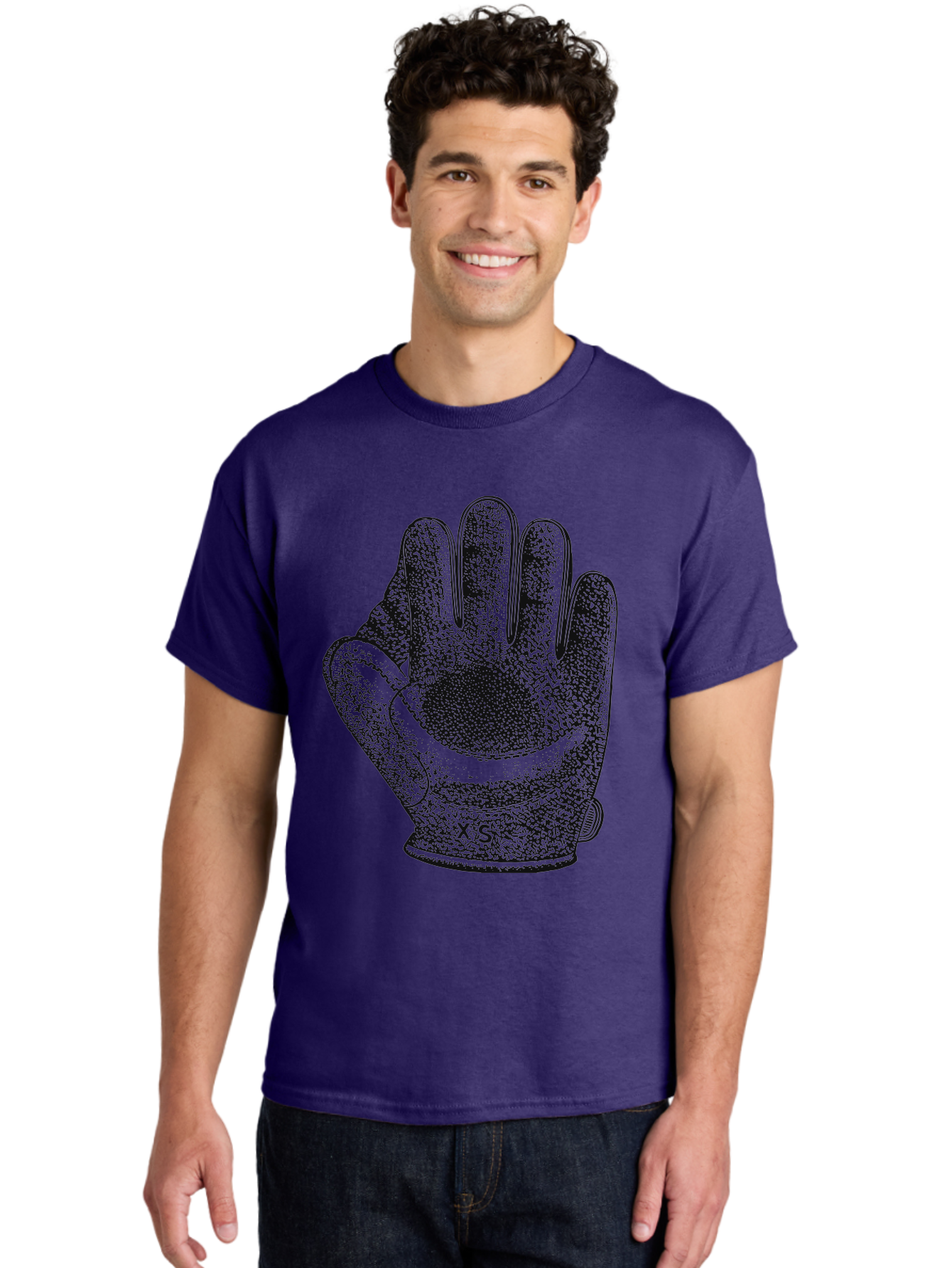 The Grip Men'S Graphic Tee, 100% Cotton, Comfortable Casual Summer Wear, Machine Washable, Goalie Glove, Soccer Equipment, Sports Gear, Hand Protection, Goalkeeper Accessories, Athletic Wear Aae707 22