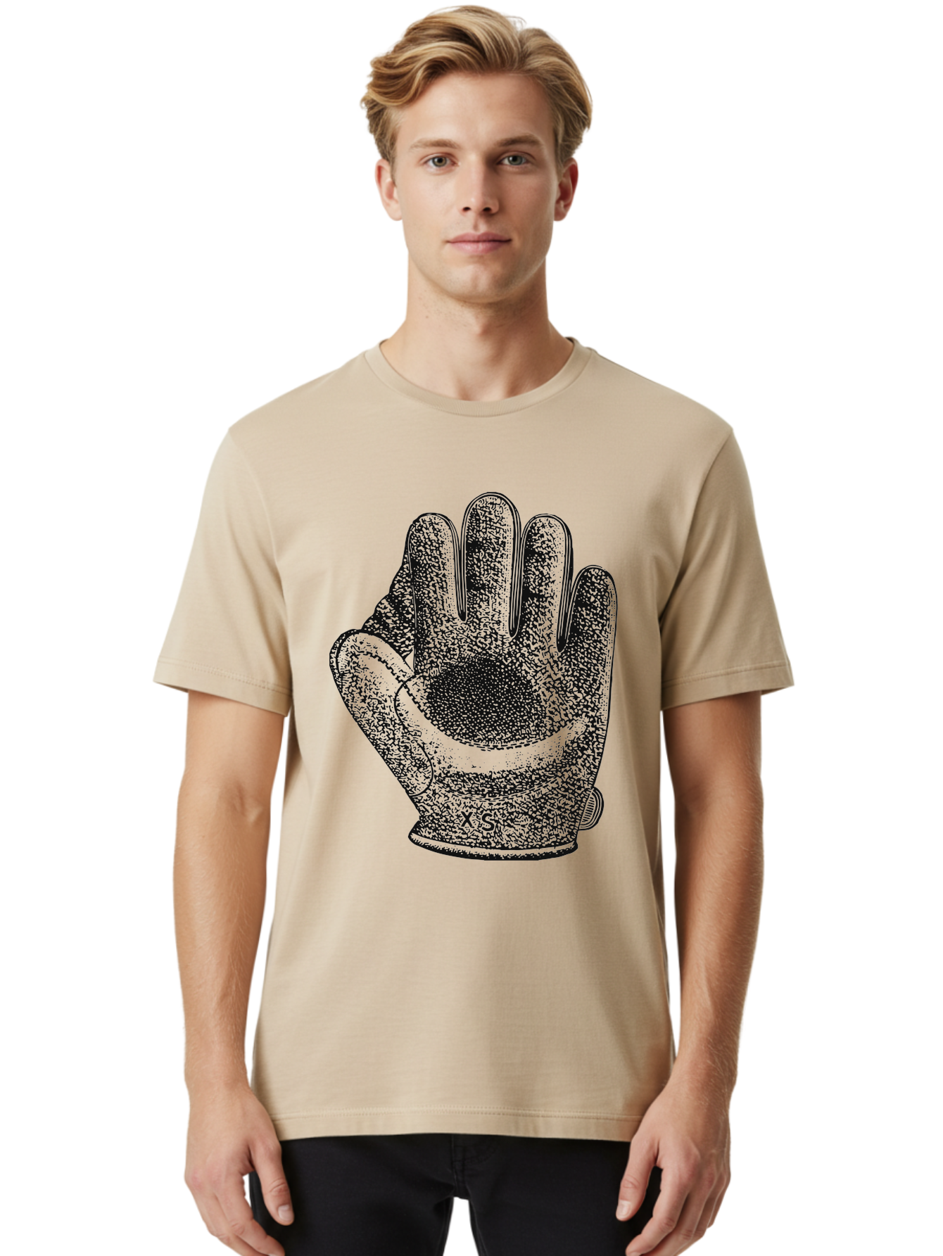 The Grip Men'S Graphic Tee, 100% Cotton, Comfortable Casual Summer Wear, Machine Washable, Goalie Glove, Soccer Equipment, Sports Gear, Hand Protection, Goalkeeper Accessories, Athletic Wear Aae707 8