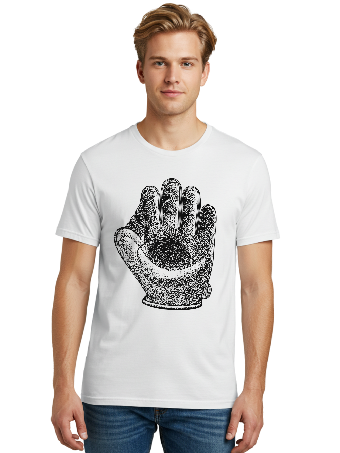 The Grip Men'S Graphic Tee, 100% Cotton, Comfortable Casual Summer Wear, Machine Washable, Goalie Glove, Soccer Equipment, Sports Gear, Hand Protection, Goalkeeper Accessories, Athletic Wear Aae707 16
