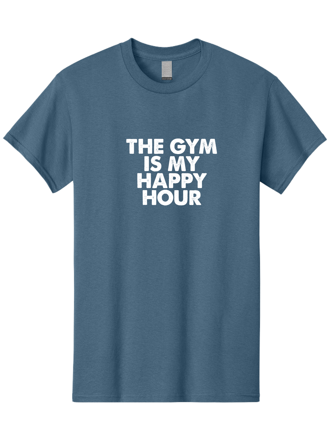 The Gym Is My Happy Hour Men'S Graphic Tee, 100% Cotton, Comfortable Casual Summer Wear, Machine Washable, Gym Motivation, Fitness Inspiration, Workout Encouragement, Gym Love, Happy Hour, Fitness Goals, Exercise Motivation, Healthy Lifestyle Aae709 29